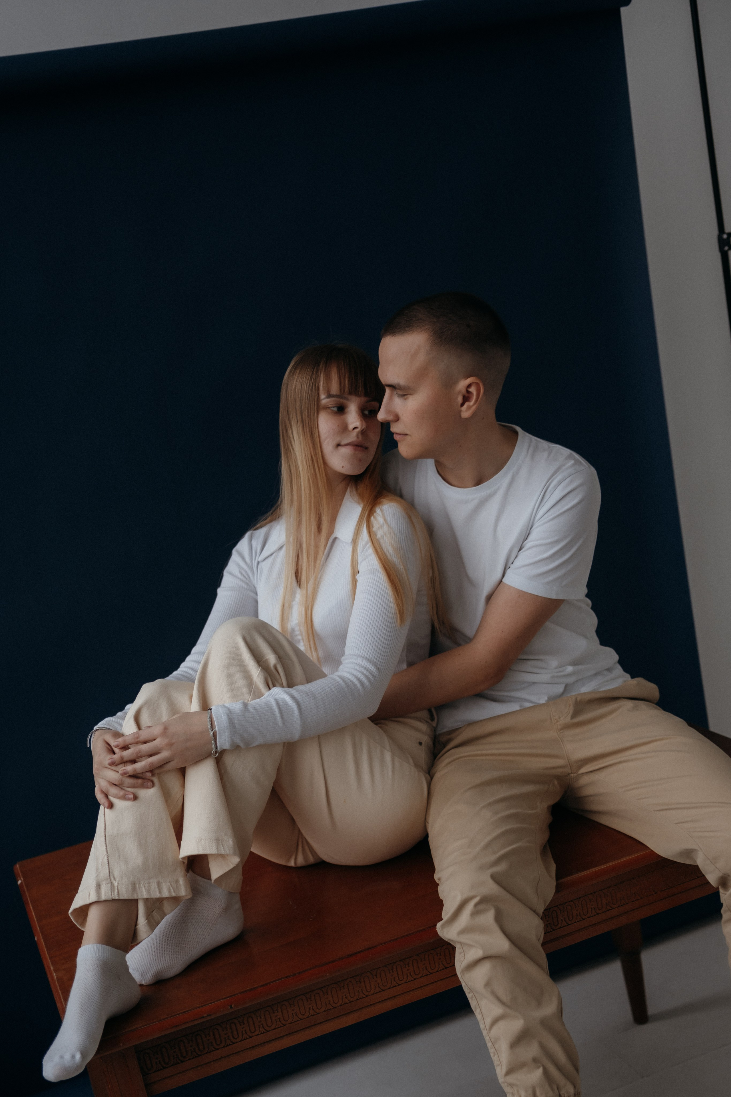 Парная фотосессия в студии в Архангельске. Портретный и свадебный фотограф в Архангельске Елизавета Стрекаловская