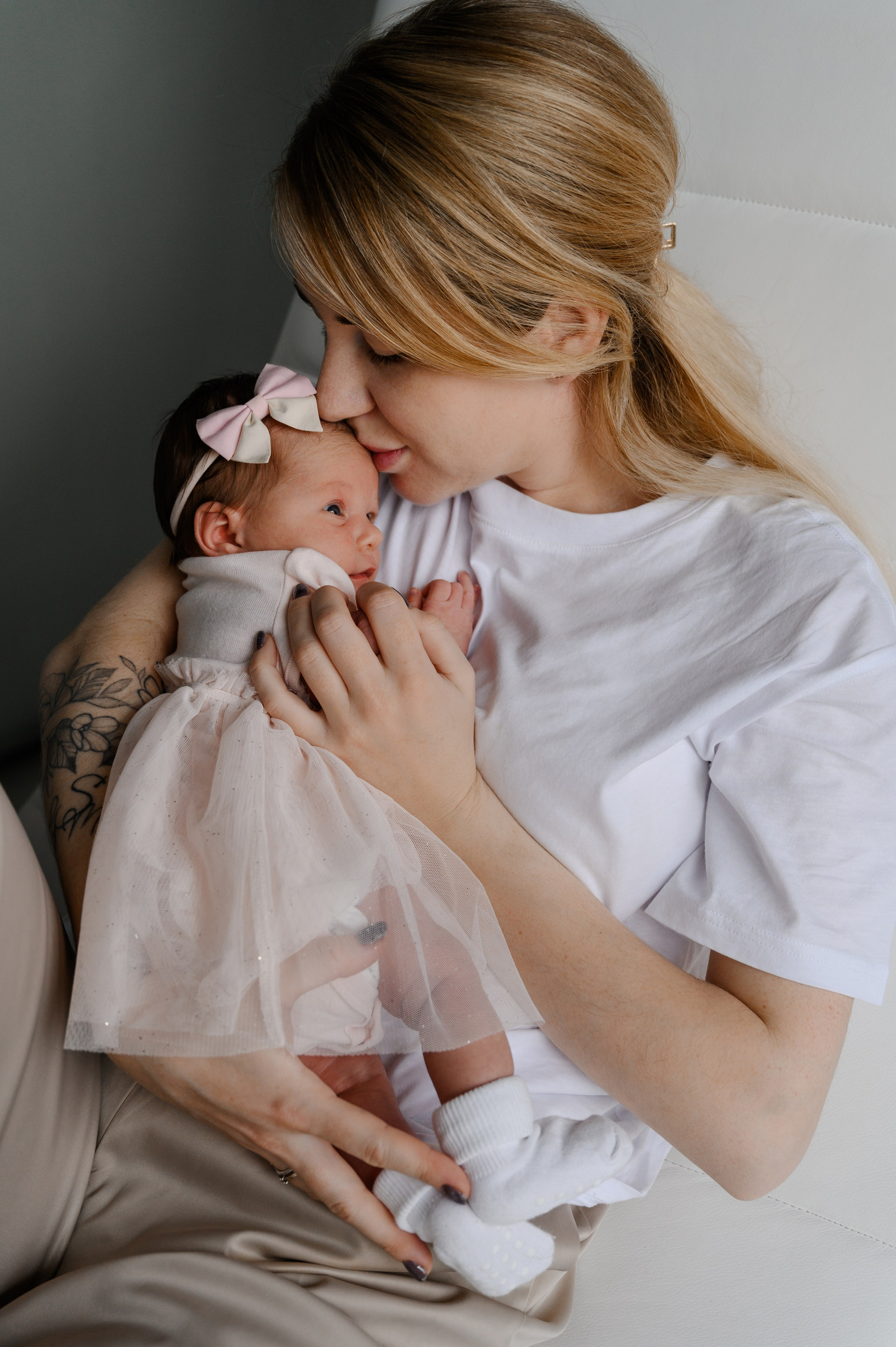 Ньюборн в студии. Фотограф новорожденных малышей в Санкт-Петербурге