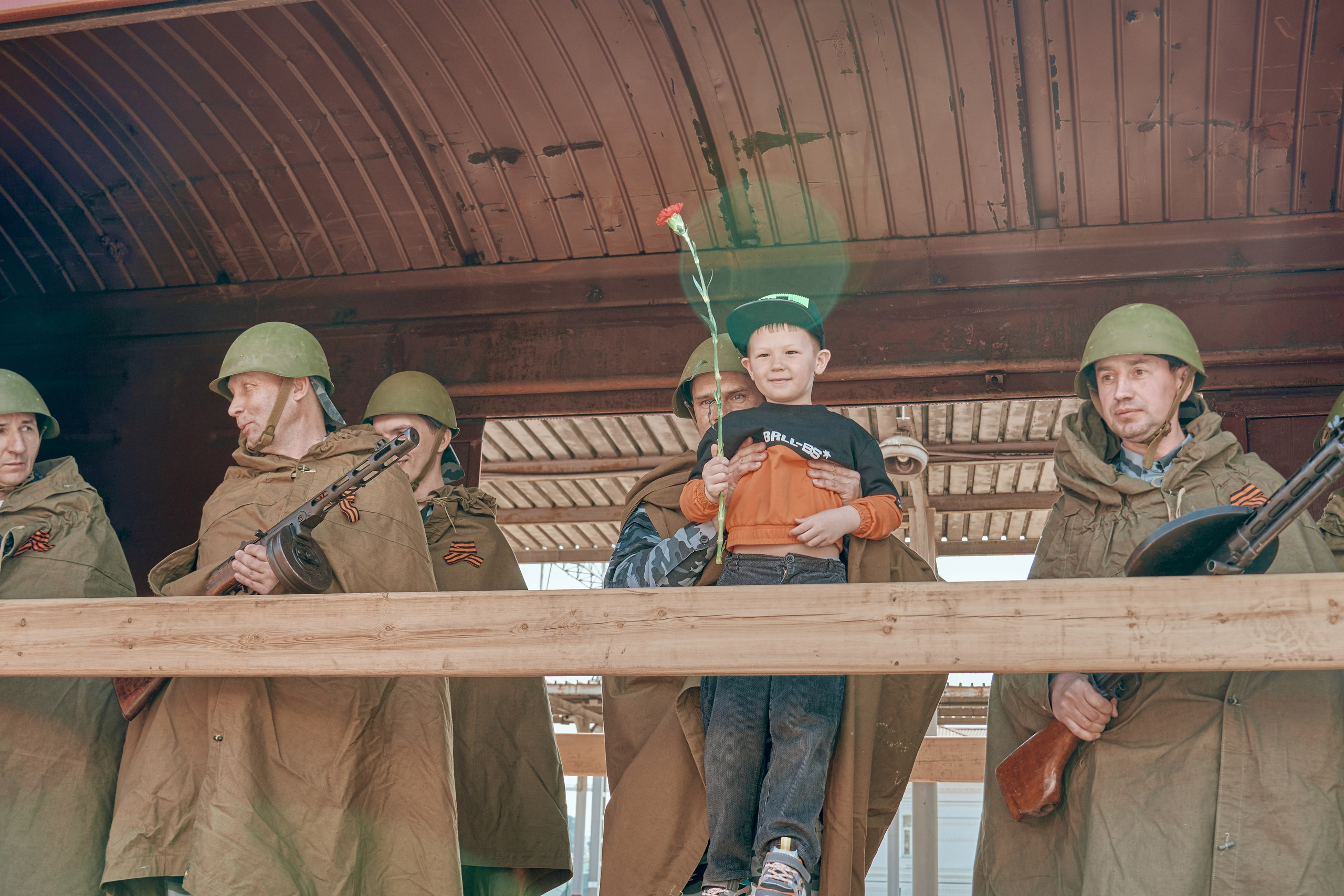 Поезд Победы!. Фотограф во Владивостоке