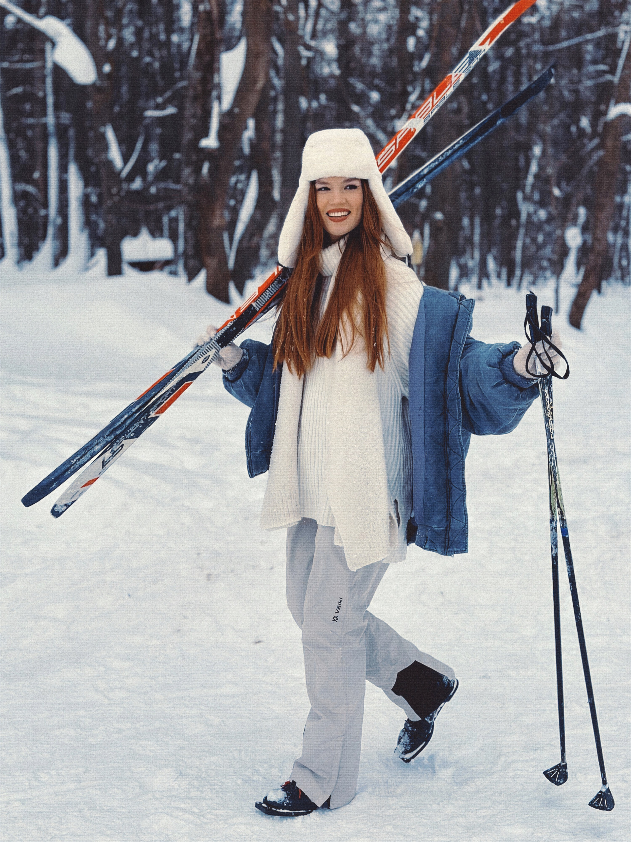 Лыжная ретро история. Чувственный мобильный фотограф в Казани и Сочи Дьяченко Дарья