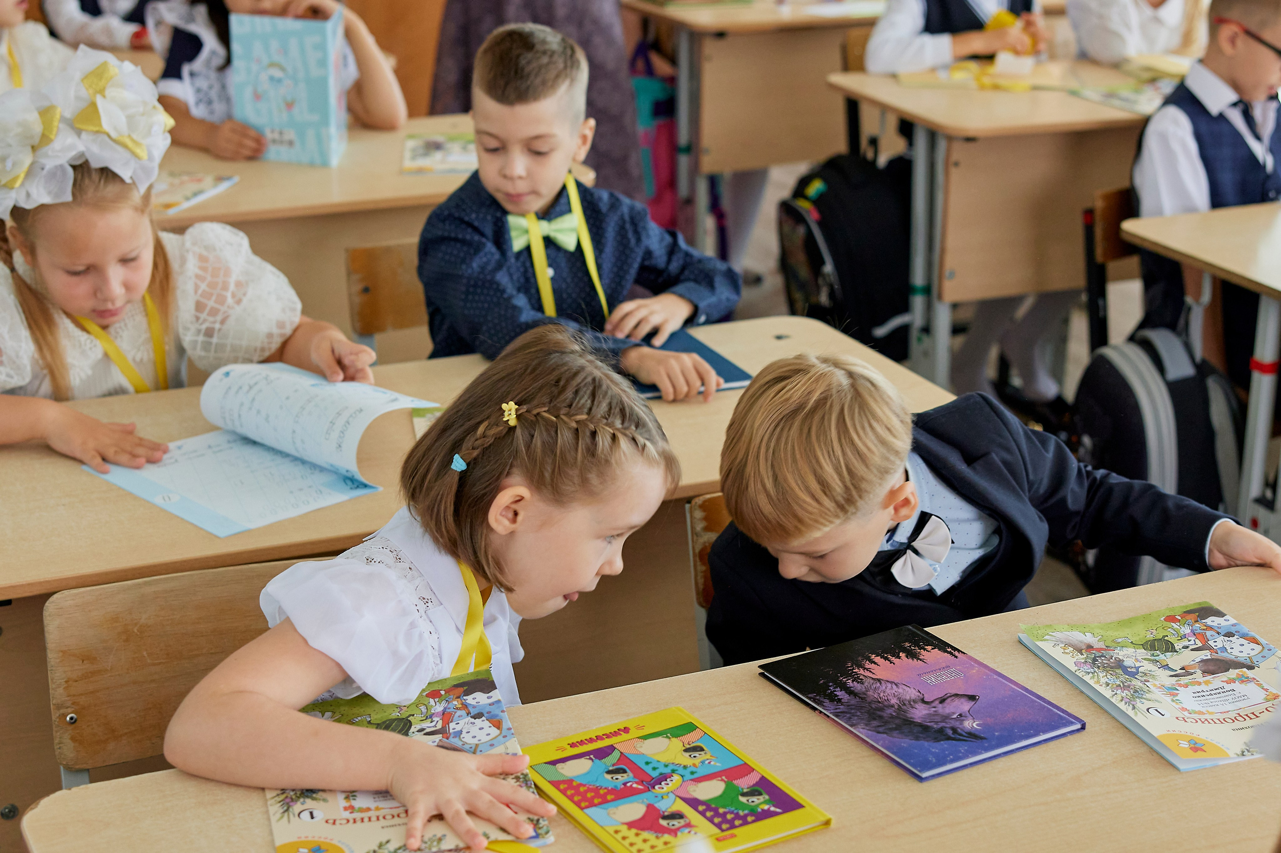 Первый раз в 1-й класс. Фотостудия «Юла»