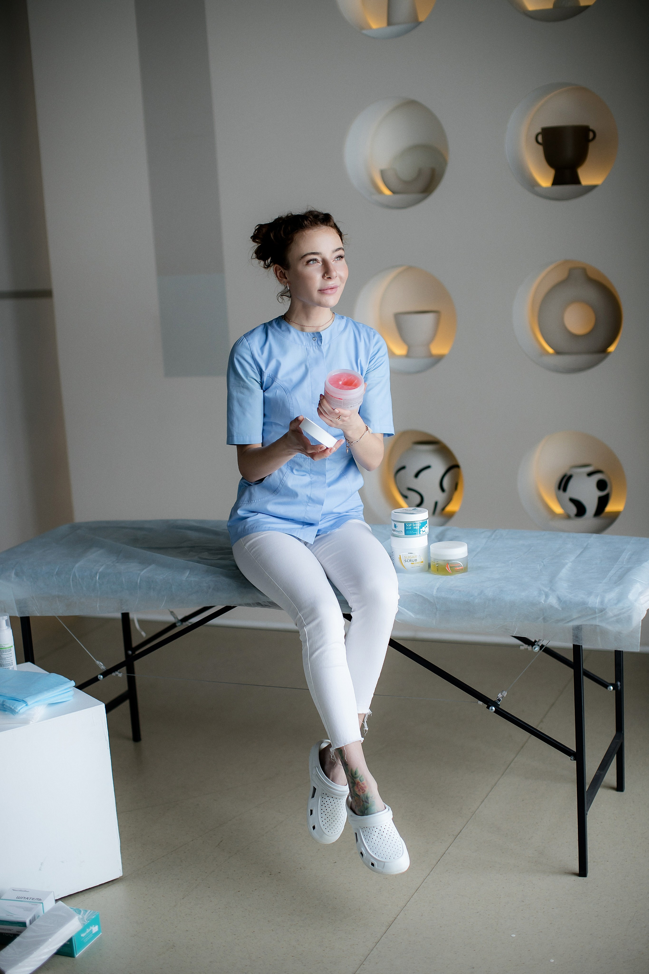 Depilation. Family and content photographer