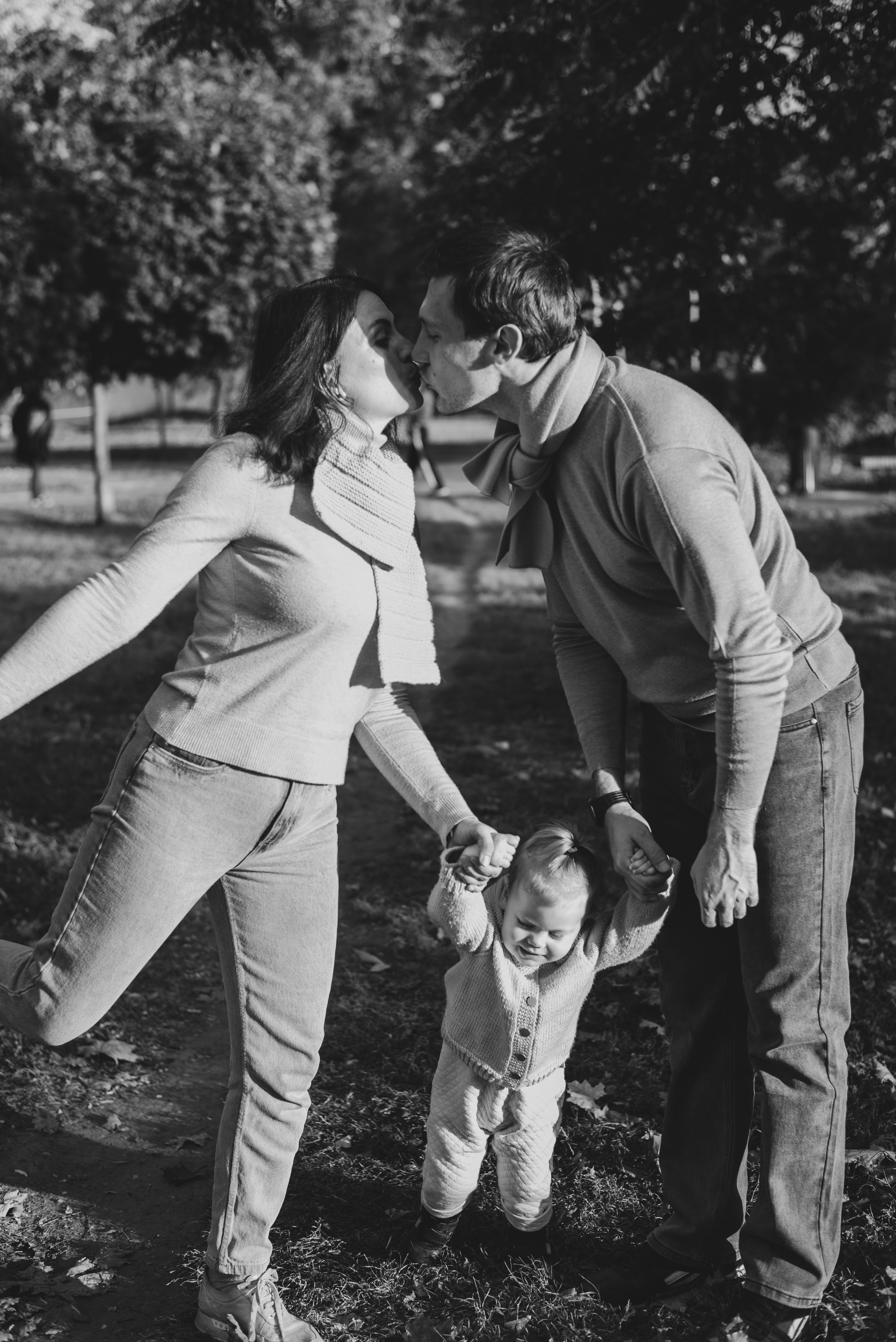 Семейная фотопрогулка на пруду. Фотограф • Фототерапевт г. Москва