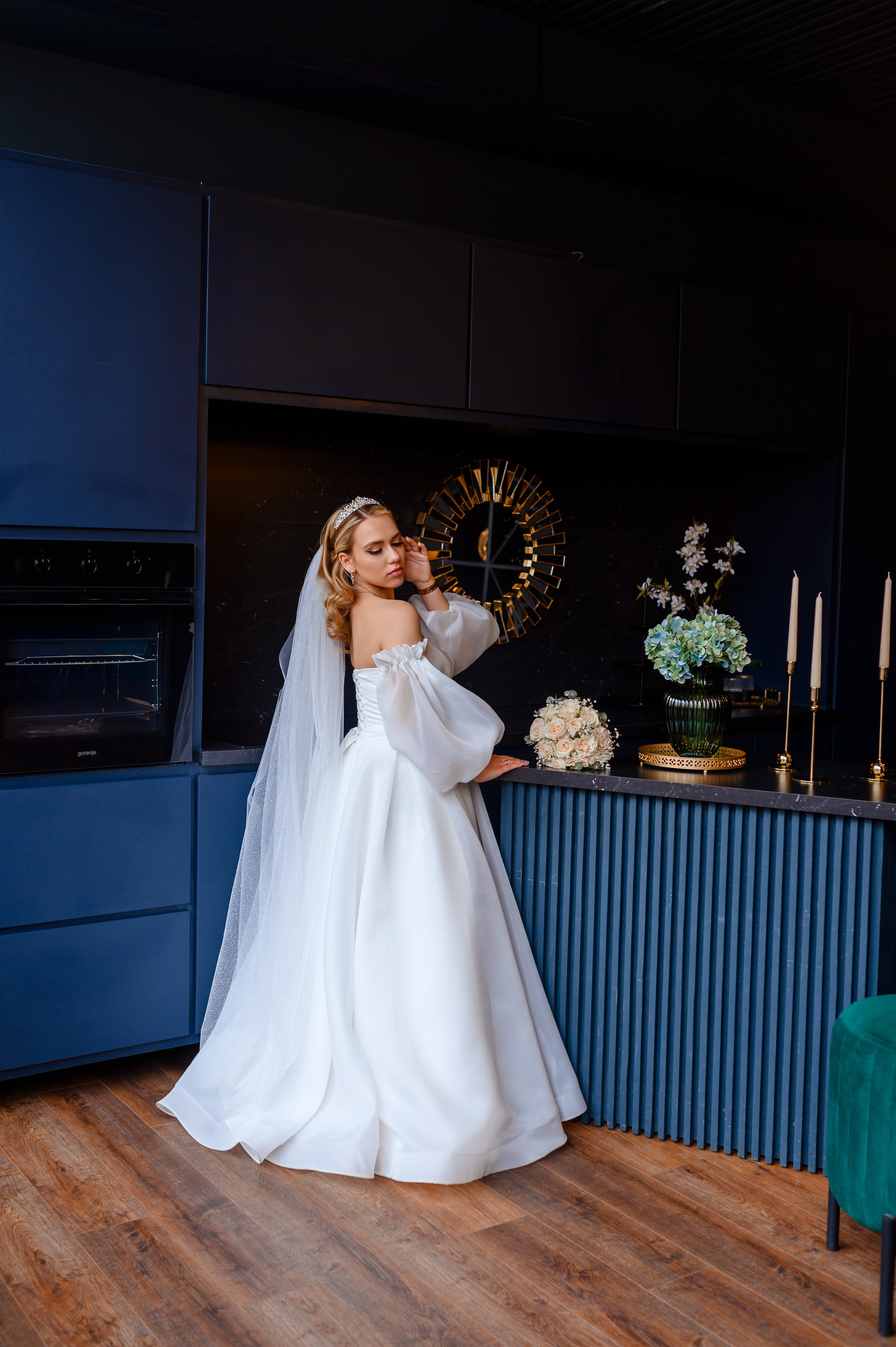 Свадебная фотосессия в фотостудии Аврора зал Эклипс. Семейный и свадебный фотограф в Донецке и Макеевке Дяченко Наталья