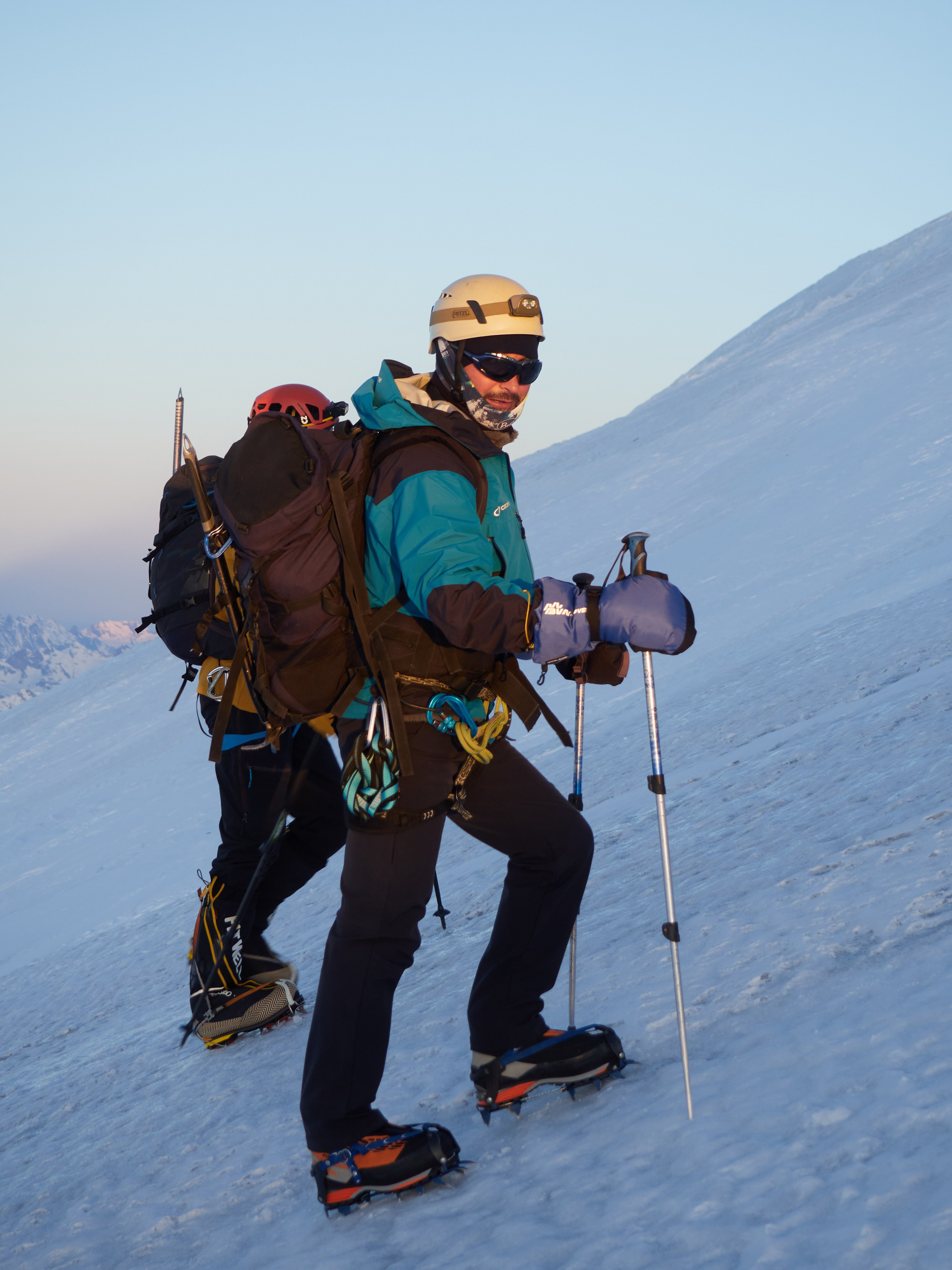 Фотограф на Эльбрусе