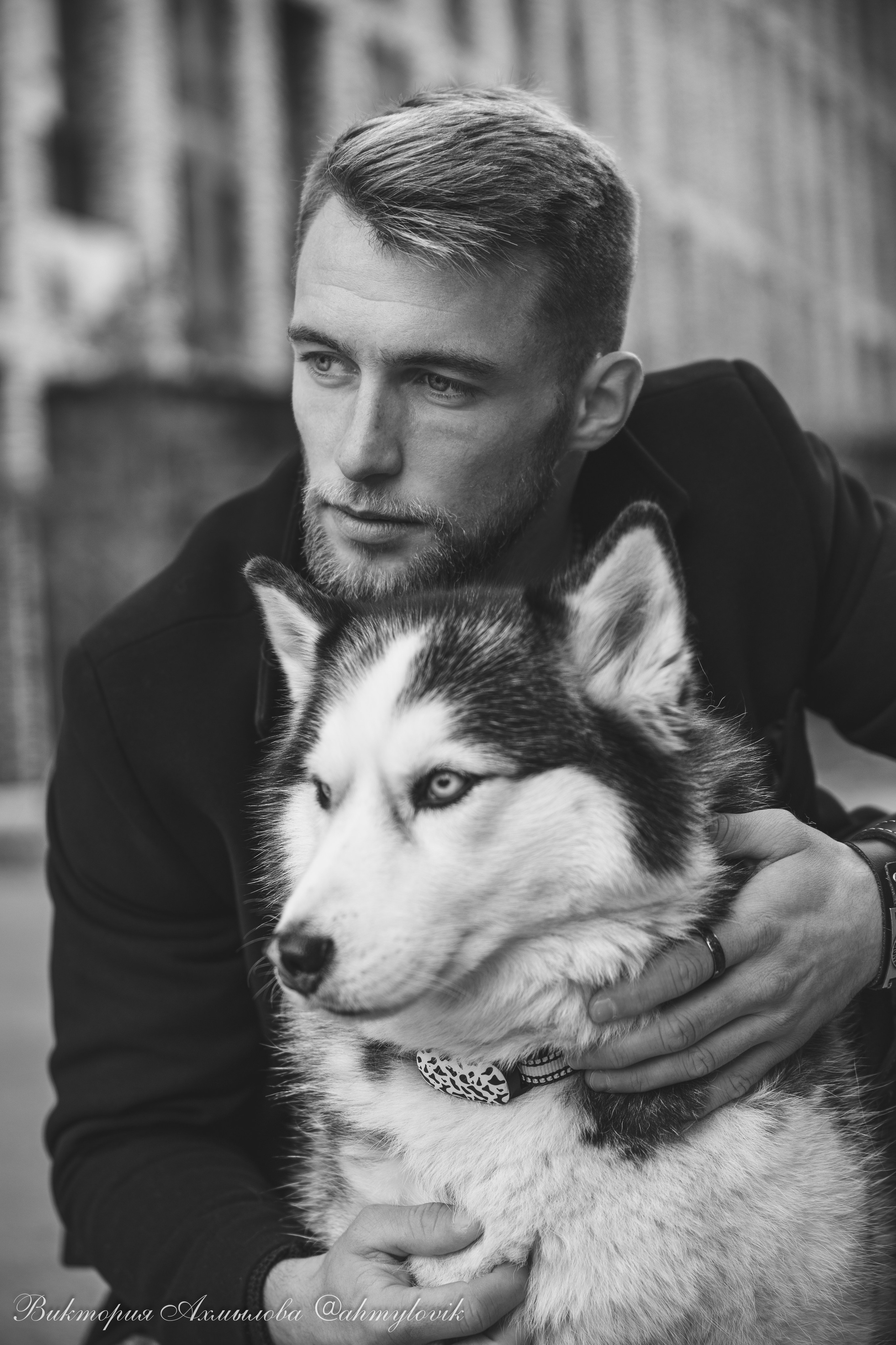 Прогулка с Хаски (Сергей). Виктория Ахмылова. Фотограф в Москве