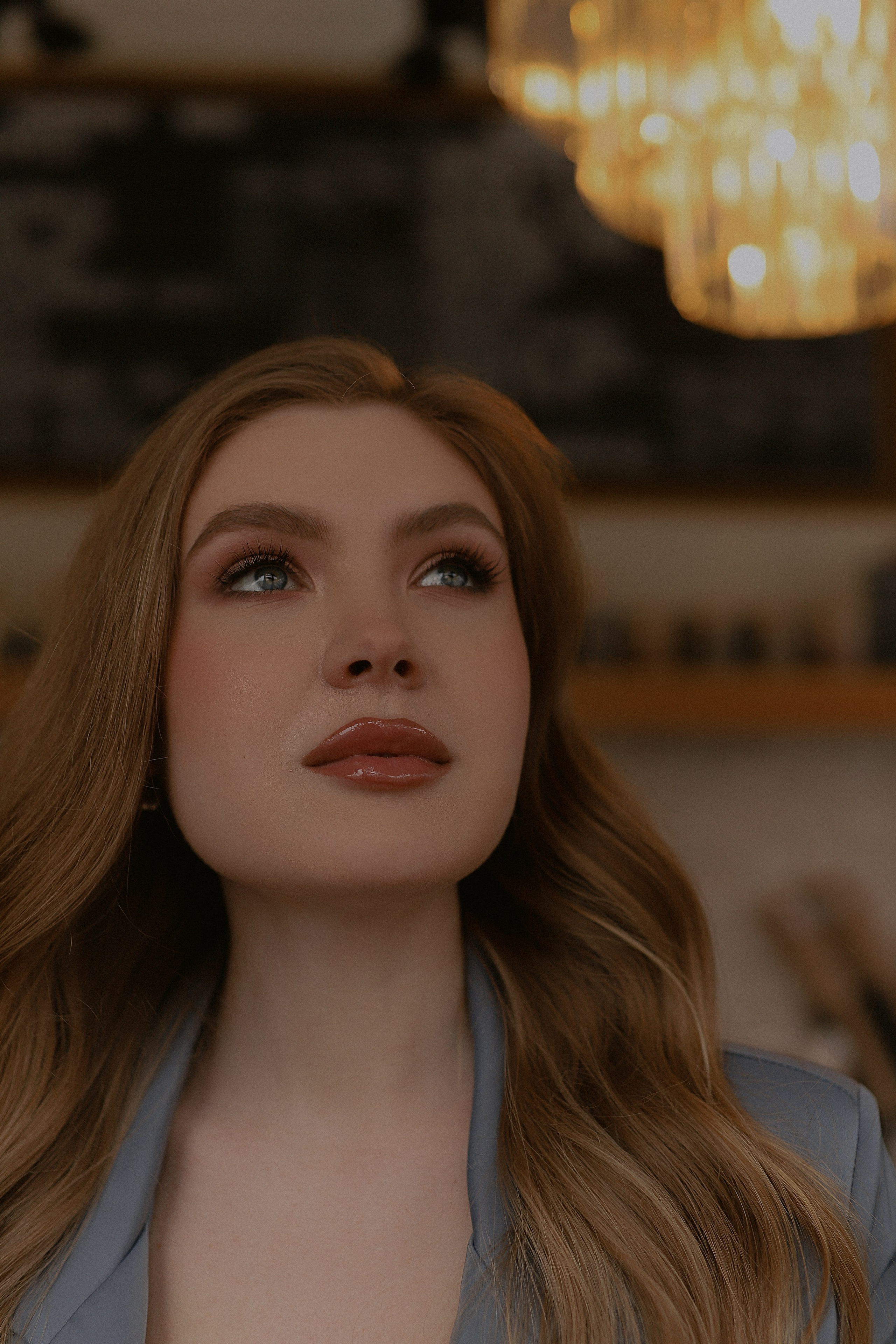 Елизавета, съемка в кофейне