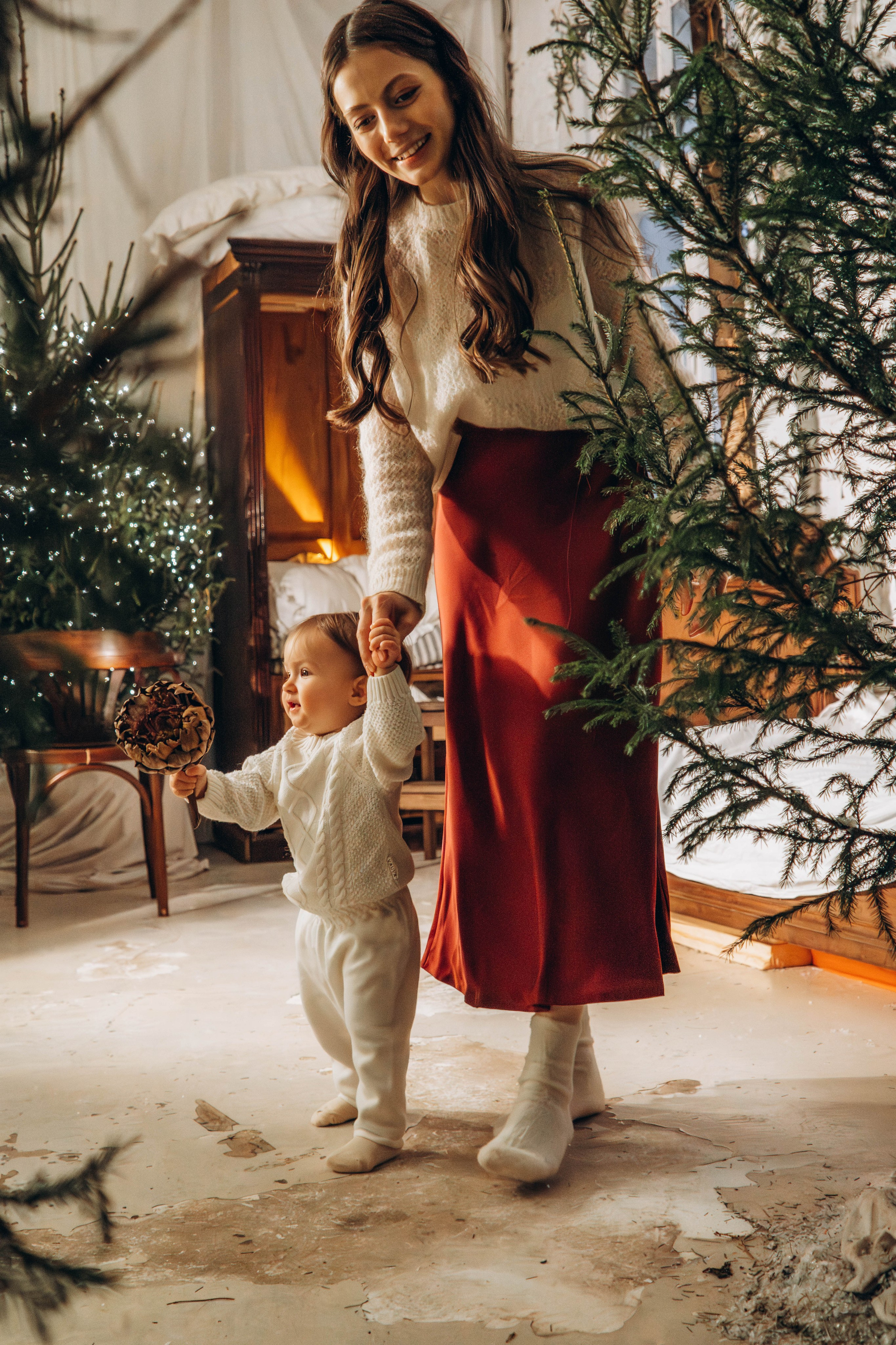 Анастасия и Мира. Студия «Мох». Фотограф Москва Валерия Веденина