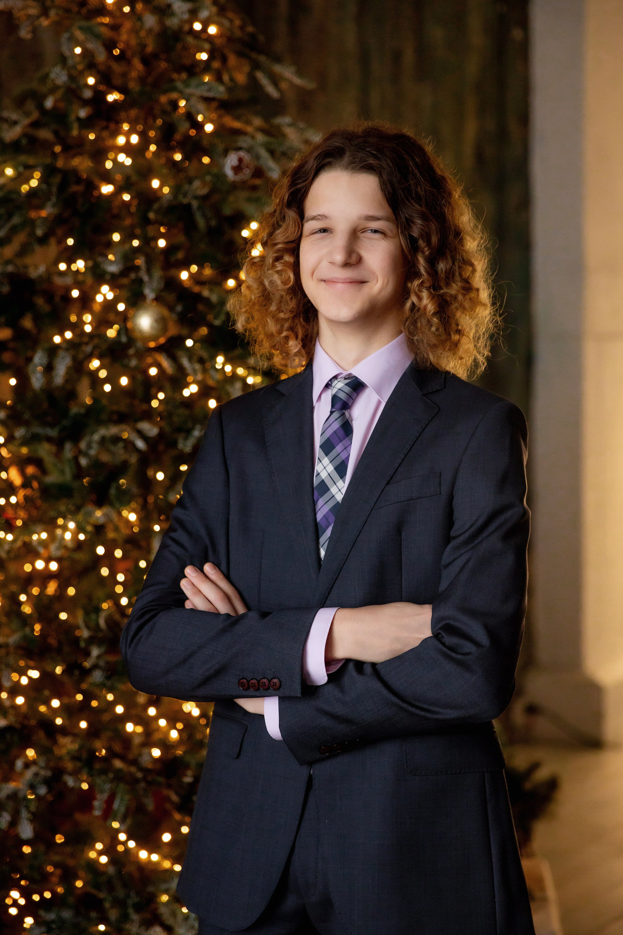 Новогодняя фотосессия для большой семьи. Семейный фотограф в Москве