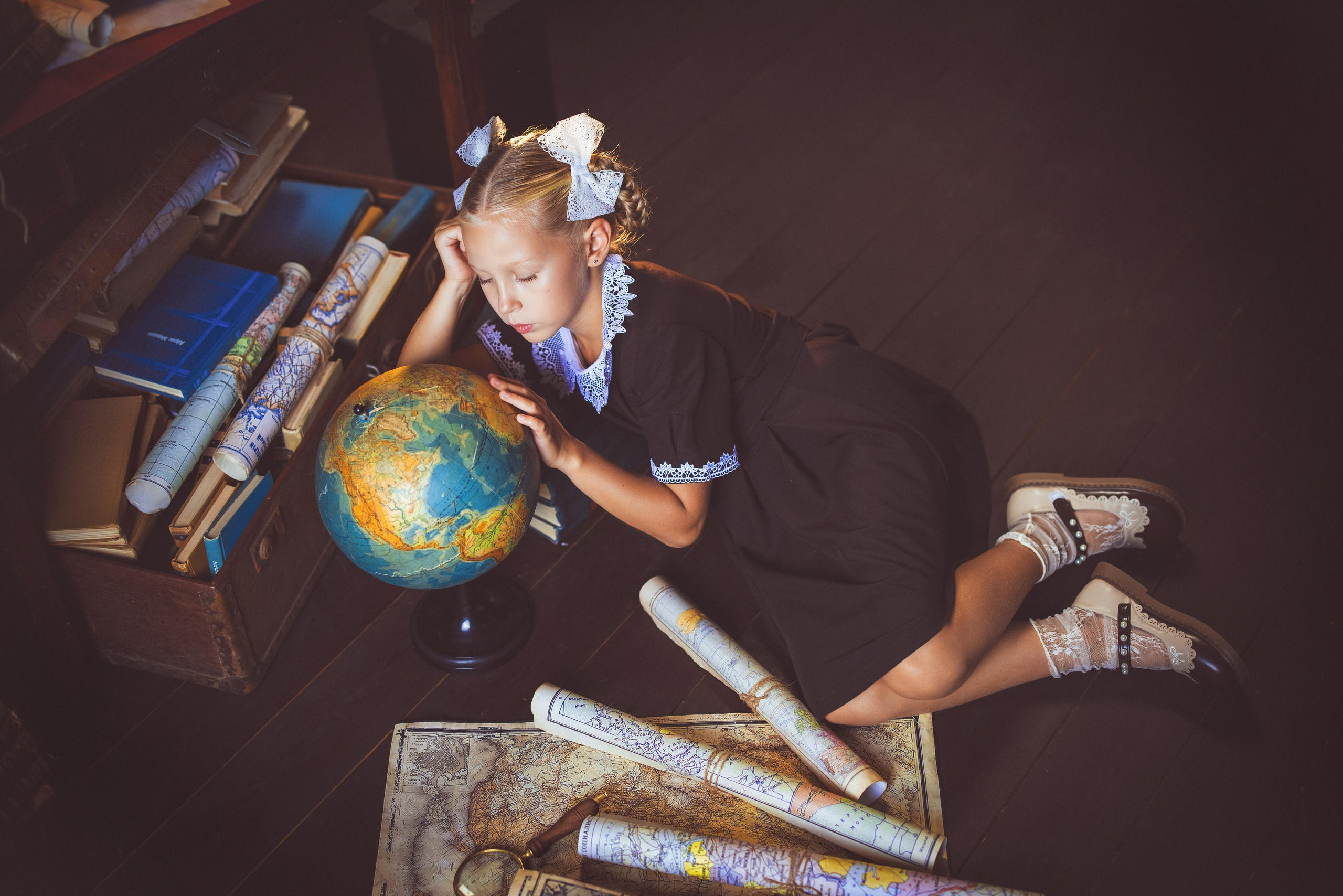 Школьная фотосессия, город Краснодар. Семейный и детский фотограф в Краснодаре Анна Трашкова