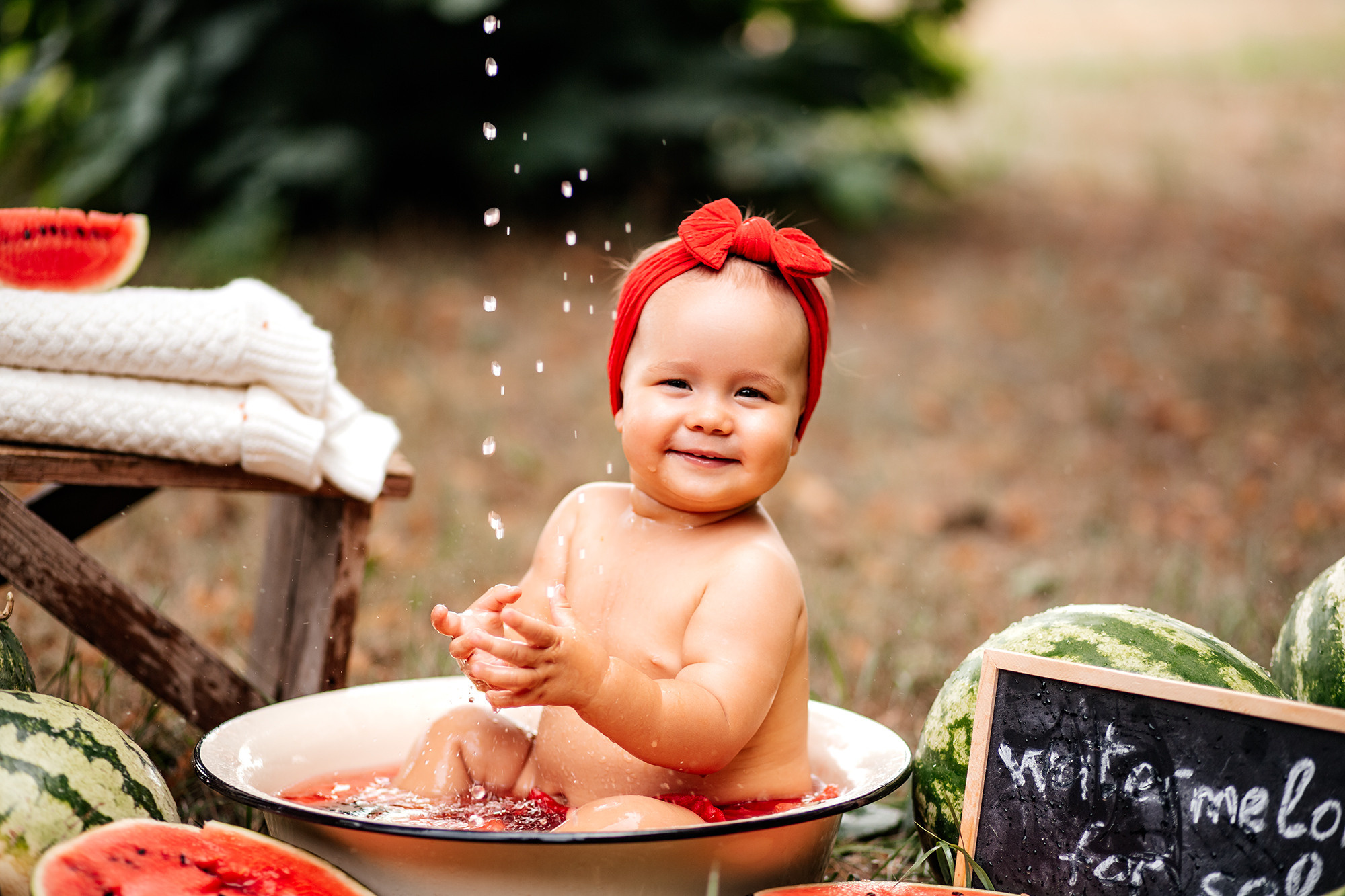 Летняя арбузная фотосессия. Семейный фотограф в Каневской Епифанова Ольга