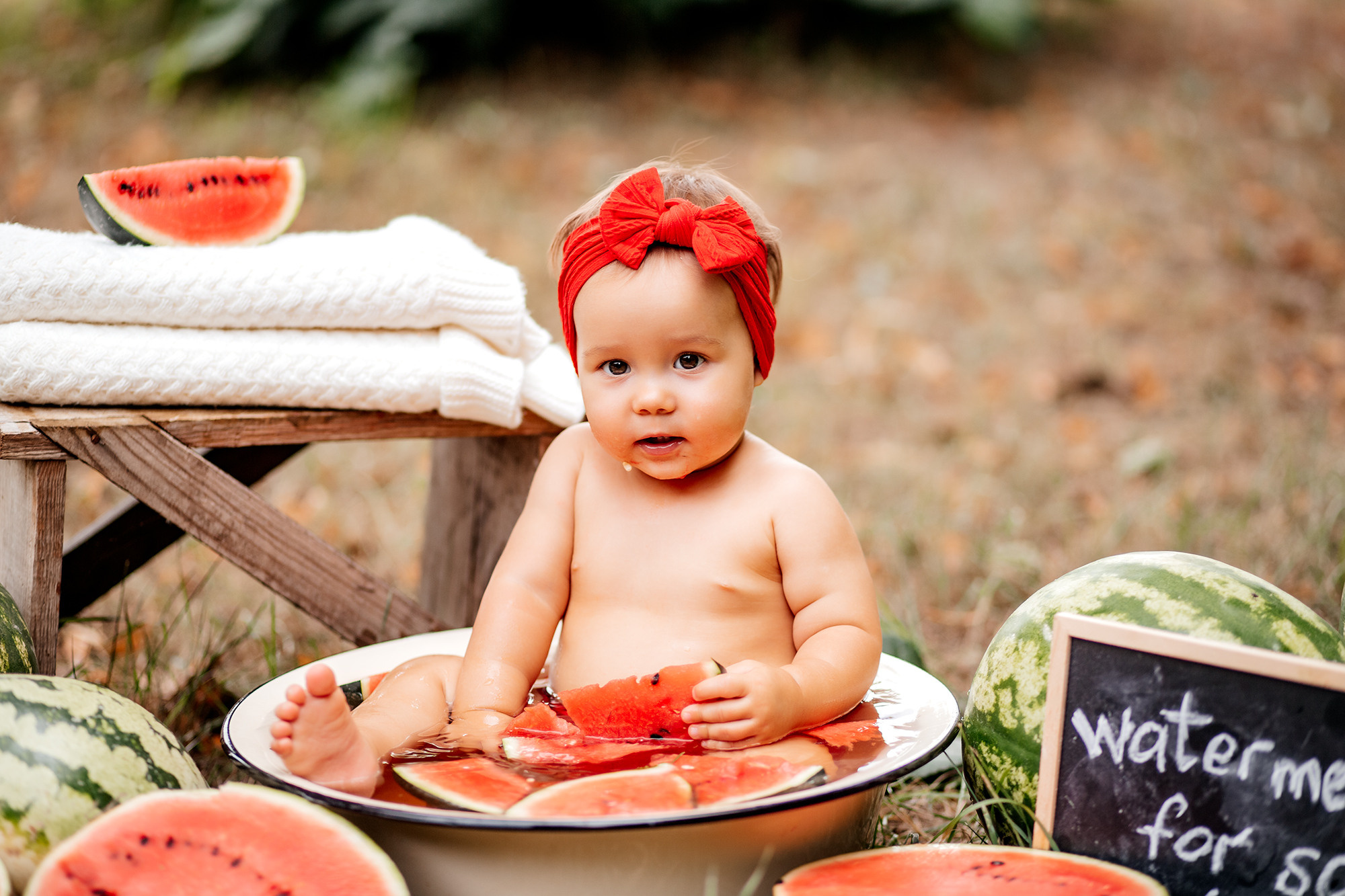 Летняя арбузная фотосессия. Семейный фотограф в Каневской Епифанова Ольга