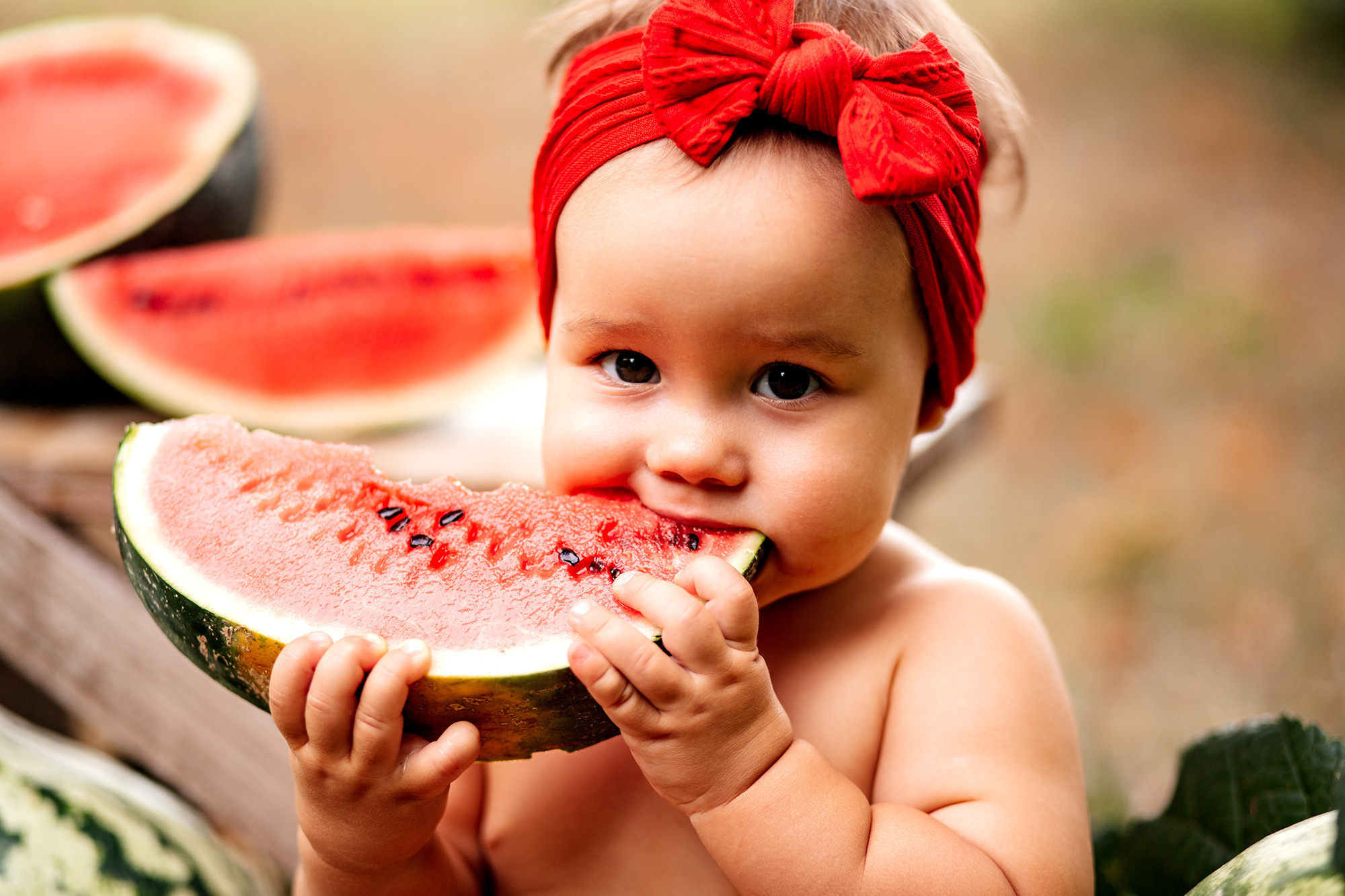 Летняя арбузная фотосессия. Семейный фотограф в Каневской Епифанова Ольга