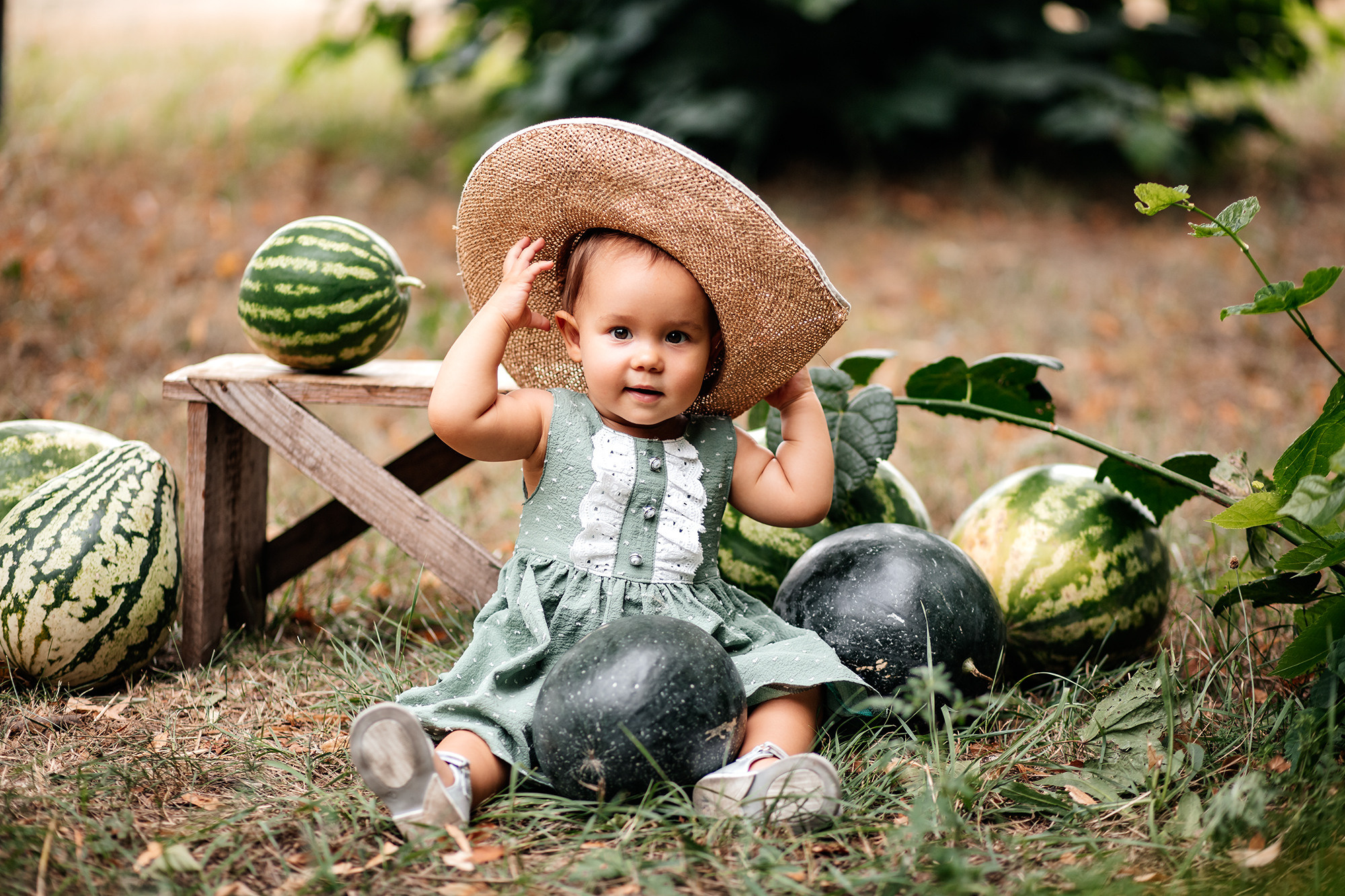 Летняя арбузная фотосессия. Семейный фотограф в Каневской Епифанова Ольга