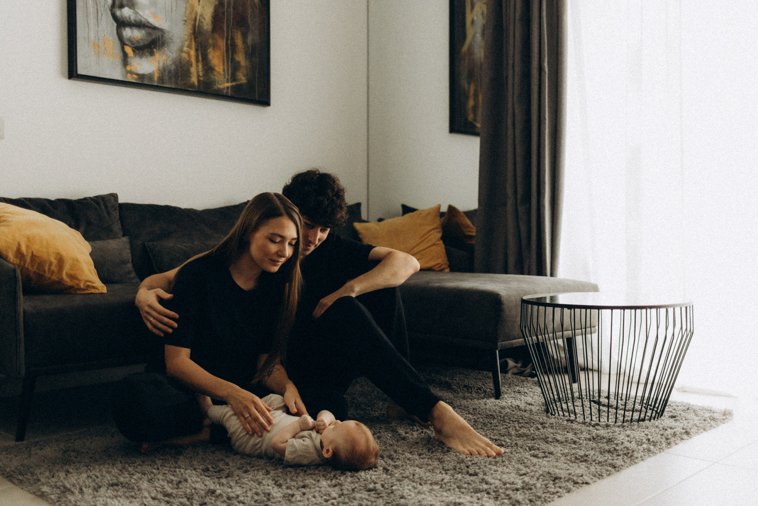 Малышка Полина. Анастасия Кацуба. Фотограф материнства и семейный фотограф. Валенсия