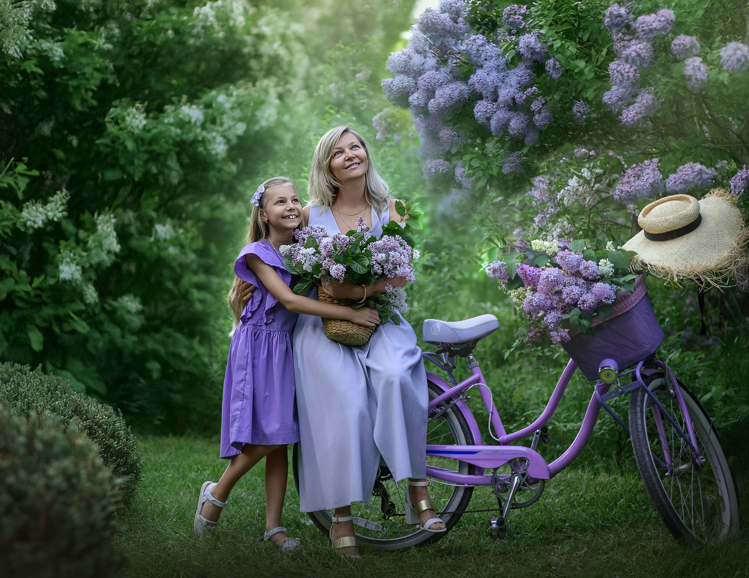 С ВЕЛОСИПЕДОМ. Семейный фотограф Екатеринбург Лора Мур