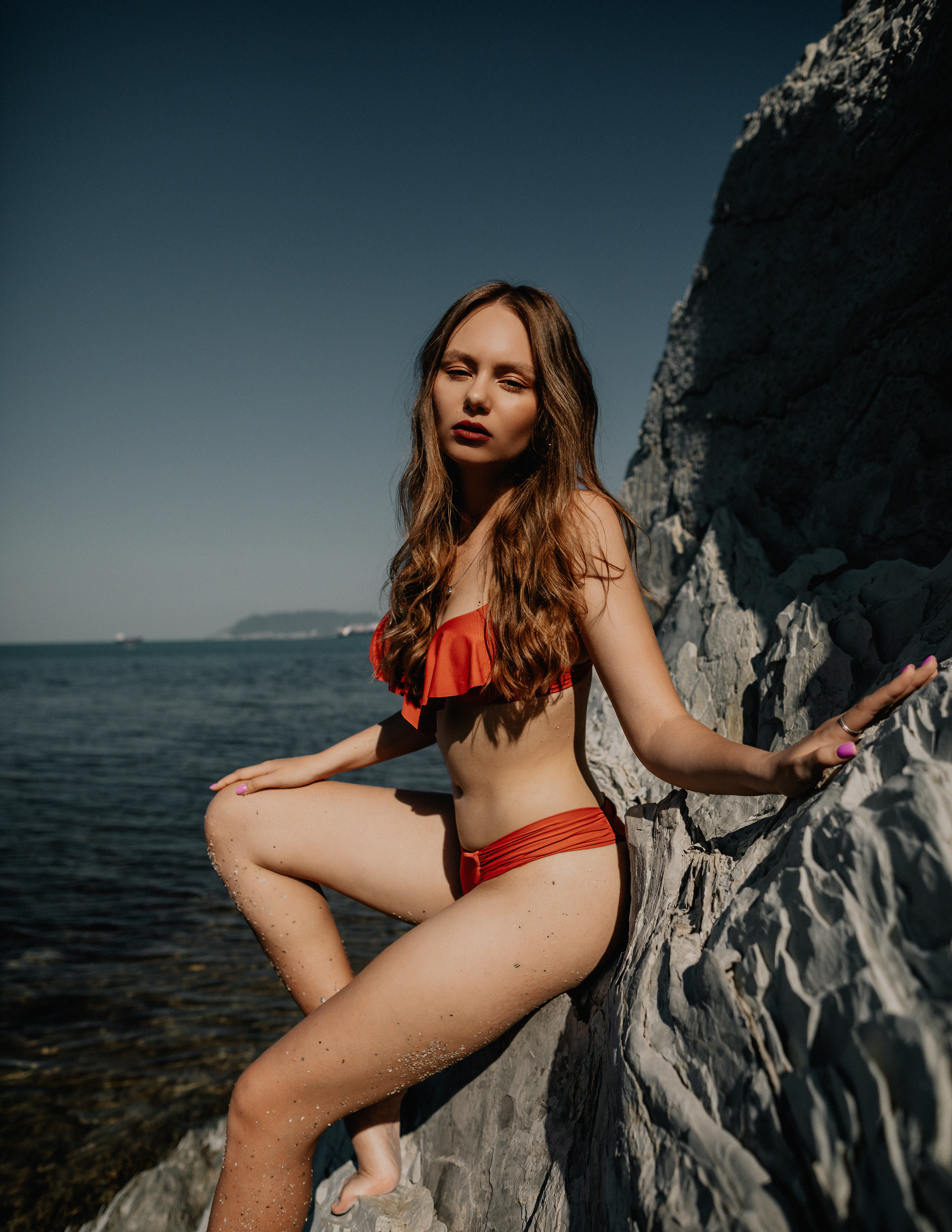 Девушка в красном. Фотограф в Геленджике Мария Четверикова