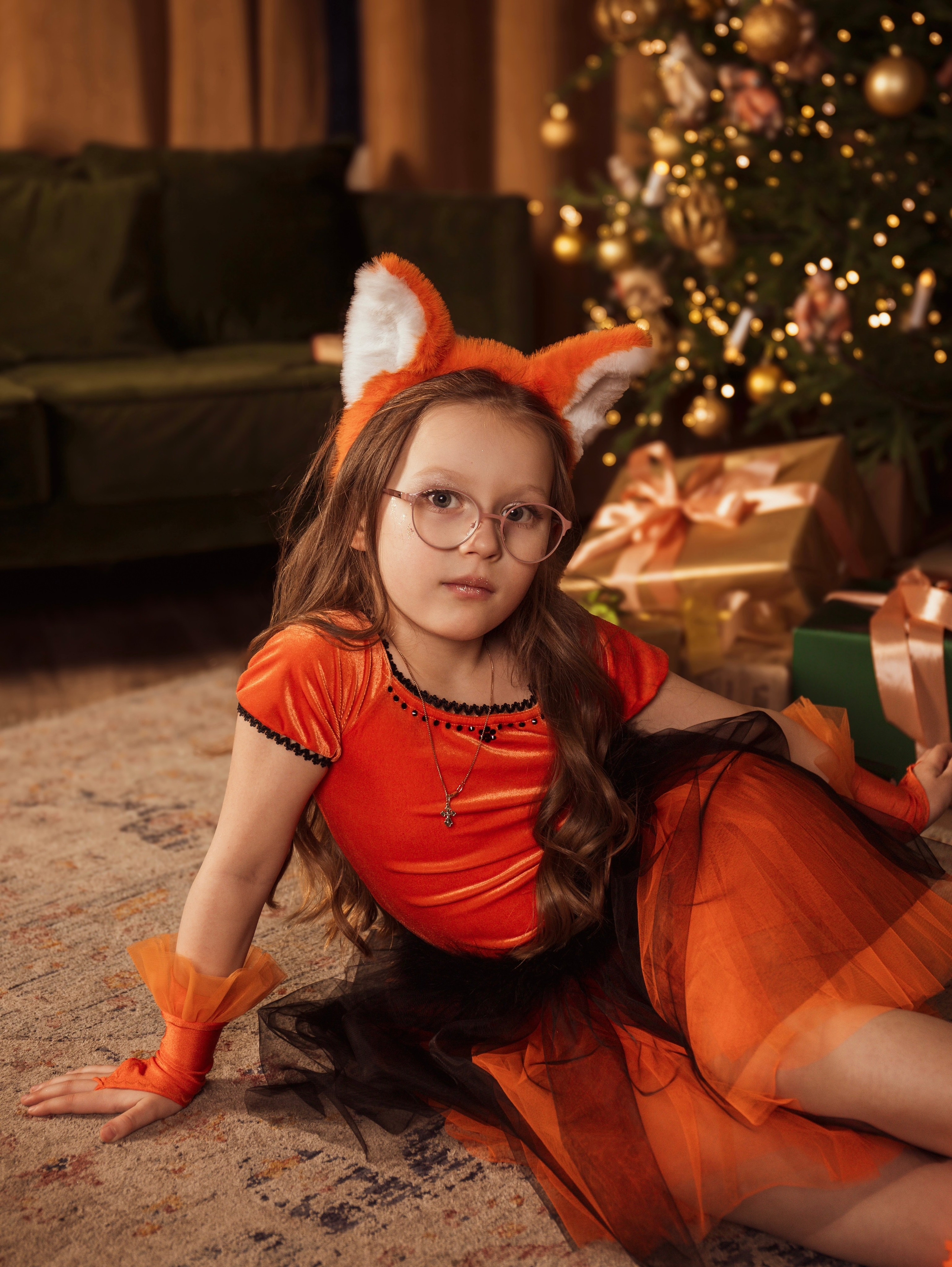 Мама с дочкой, новогодняя сьемка. Свадебный и семейный фотограф в Москве Мила Широких