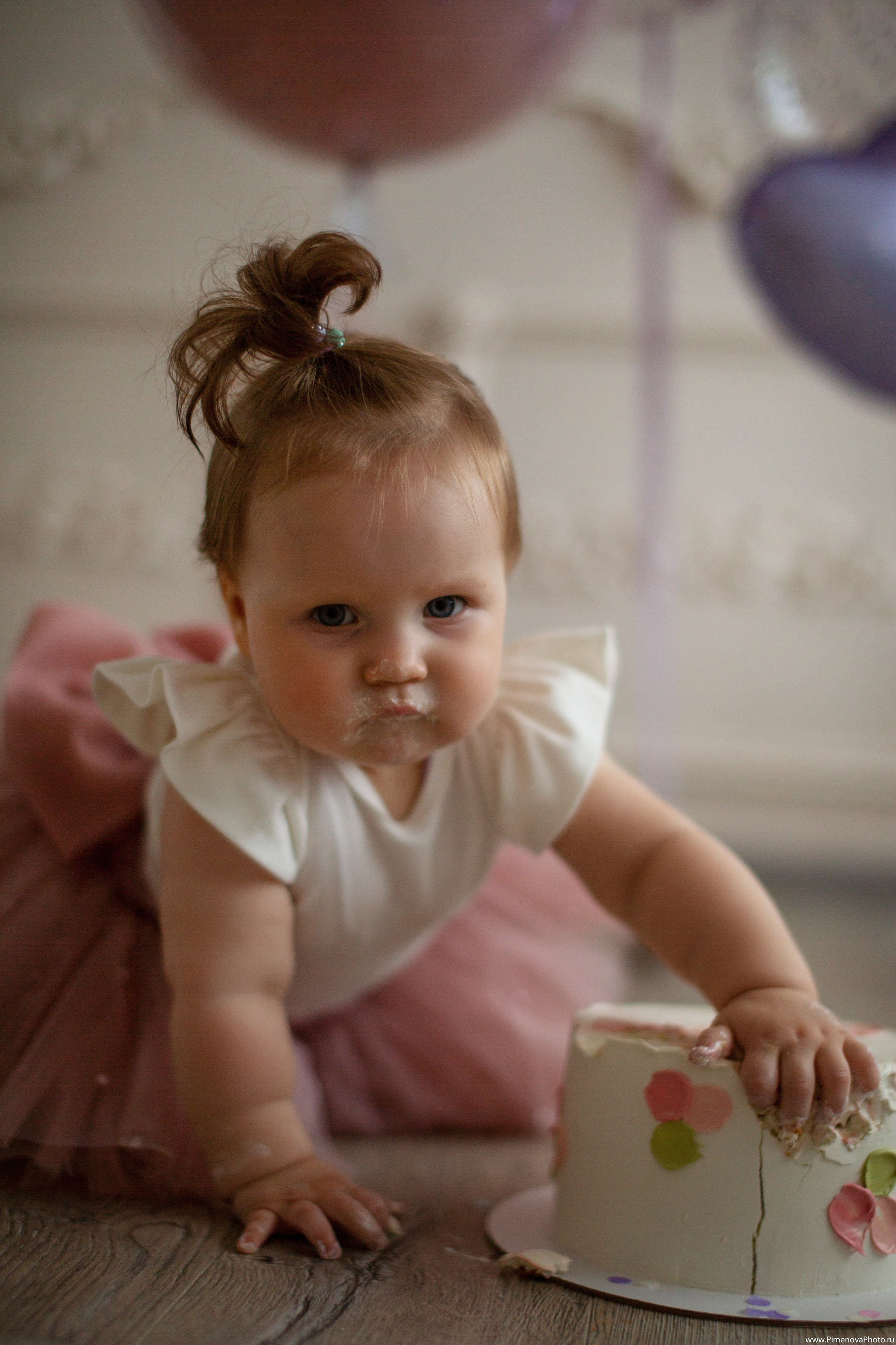День Рождения Ксении, 1 год. Семейный и детский фотограф в Петрозаводске