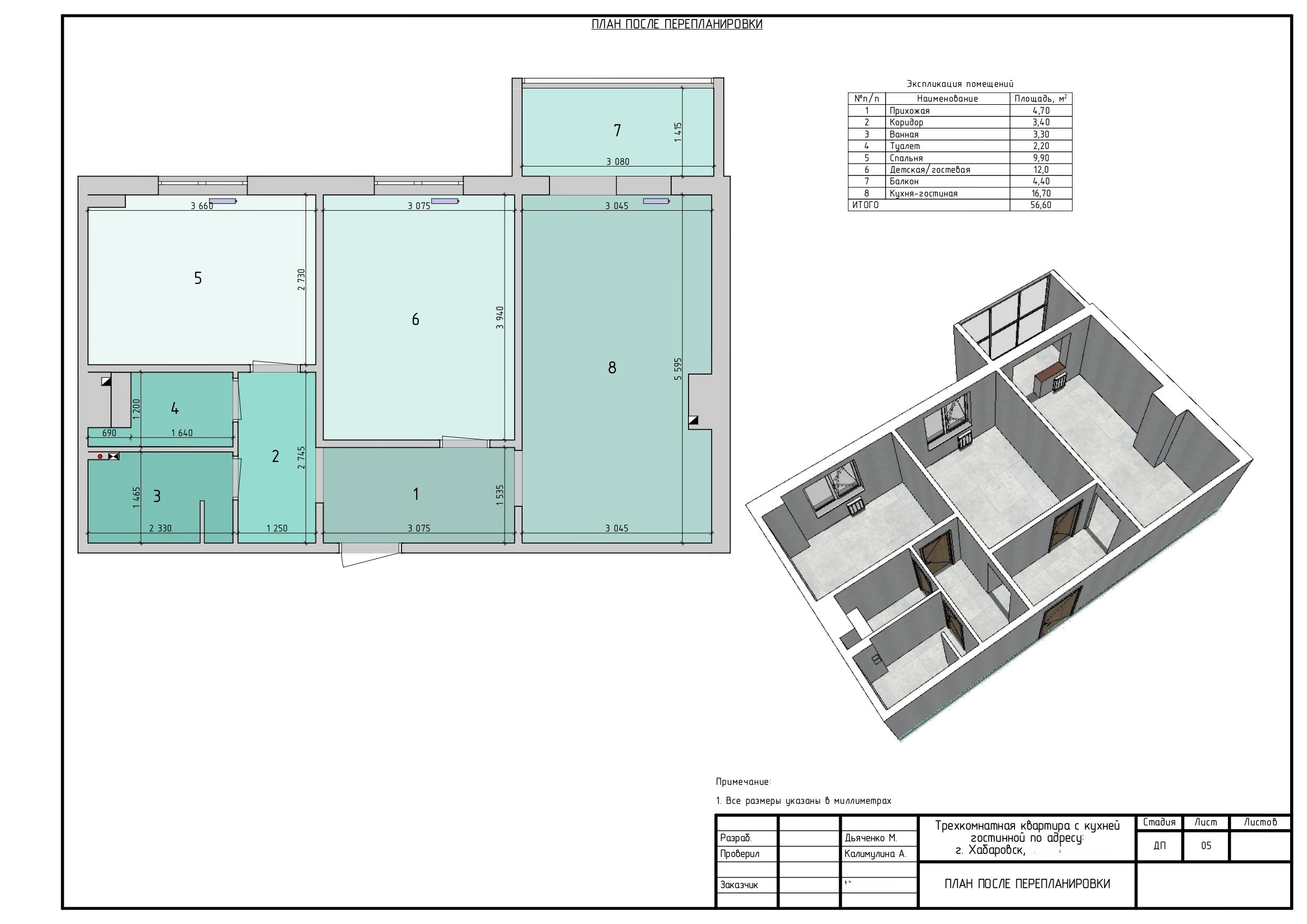 РАБОЧИЙ ДИЗАЙН-ПРОЕКТ. ДИЗАЙН ПРОЕКТЫ | РЕМОНТ ПОД КЛЮЧ | Хабаровск