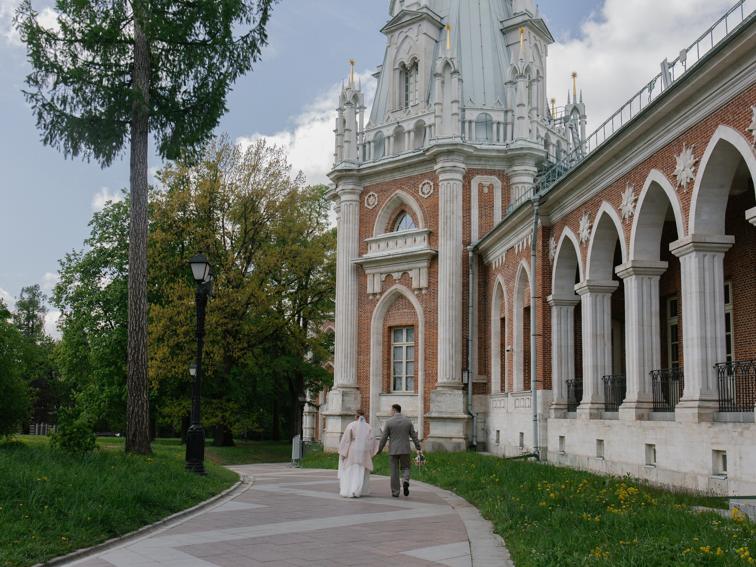 Свадебная съемка в Царицыно. Евгений и Надежда. Свадебный фотограф в Москве и Смоленской области Анна Мазурова