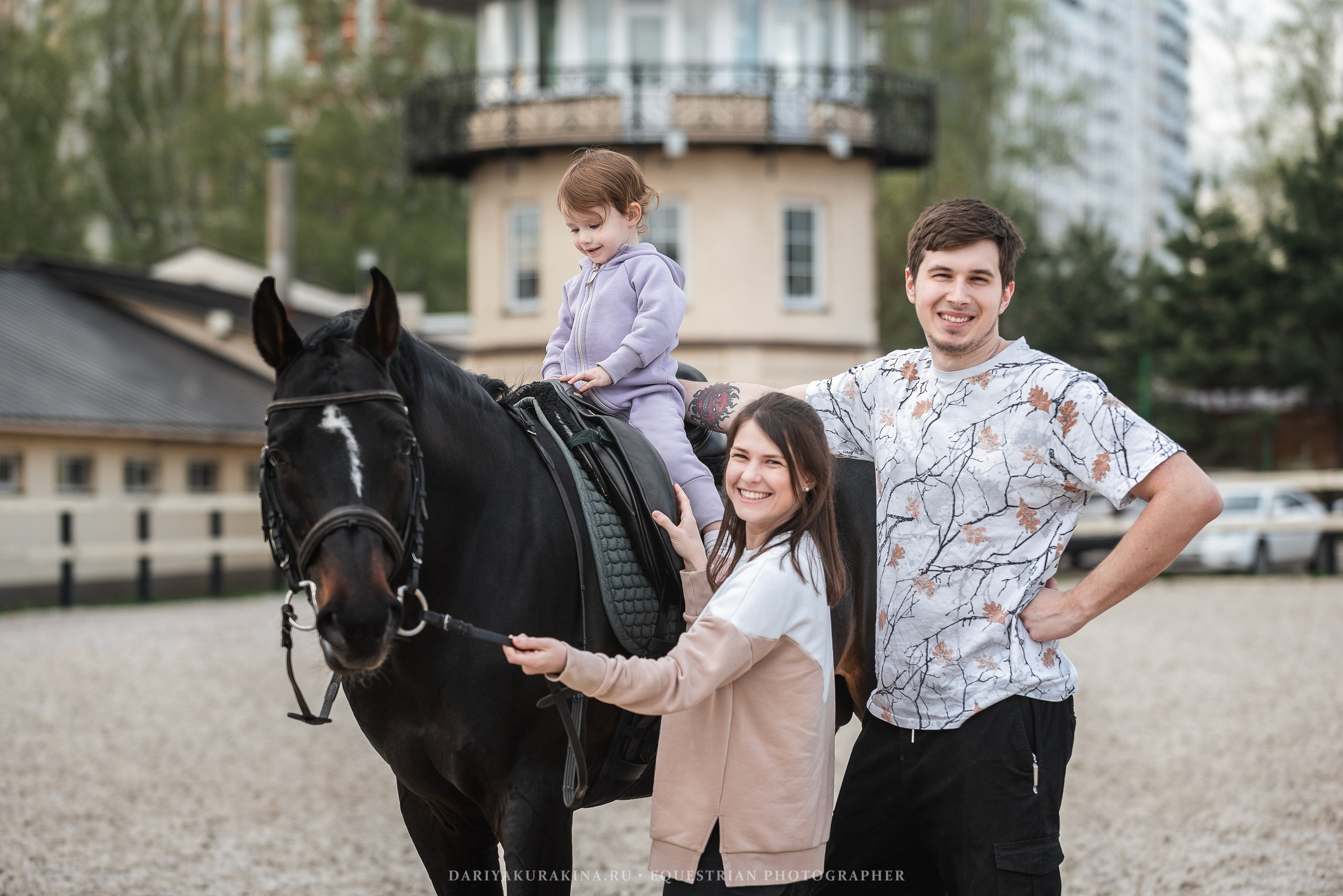 Ира, Боря и Ника с Кливом, HORSIO. Конный фотограф Куракина Дарья • Фотосессии с лошадьми