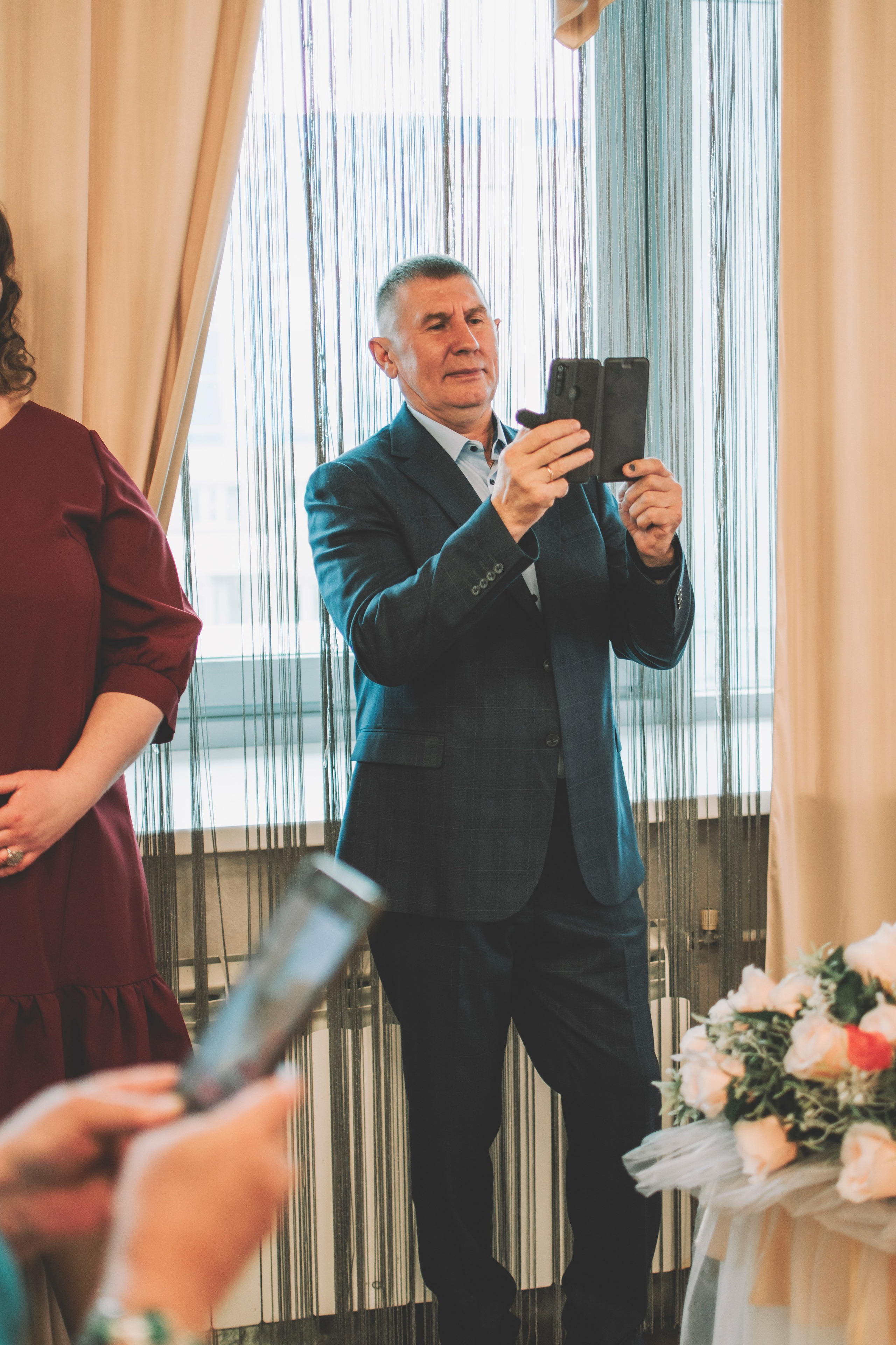 Альберт и Анастасия (Студийная фотосессия, роспись в ДК Нефтяник + фотосессия с гостями). Семейный и свадебный фотограф Губкинский и Ставрополь