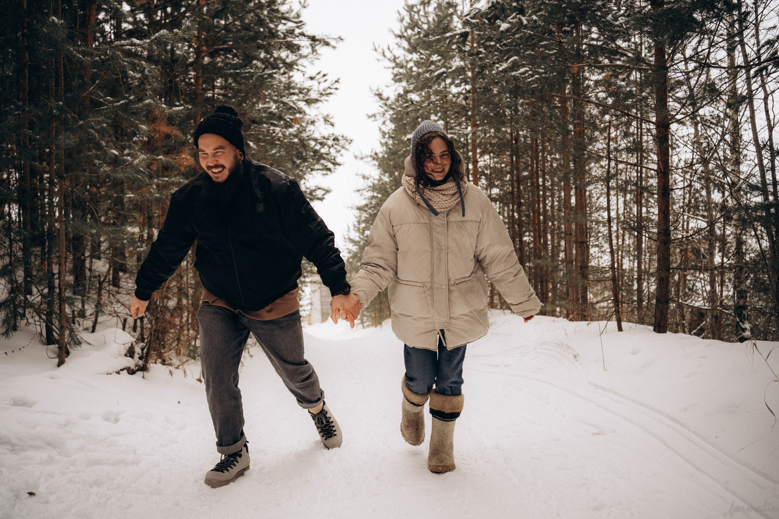 Романтичный снегопад. Алиса Никитцова | Фотограф в Казани