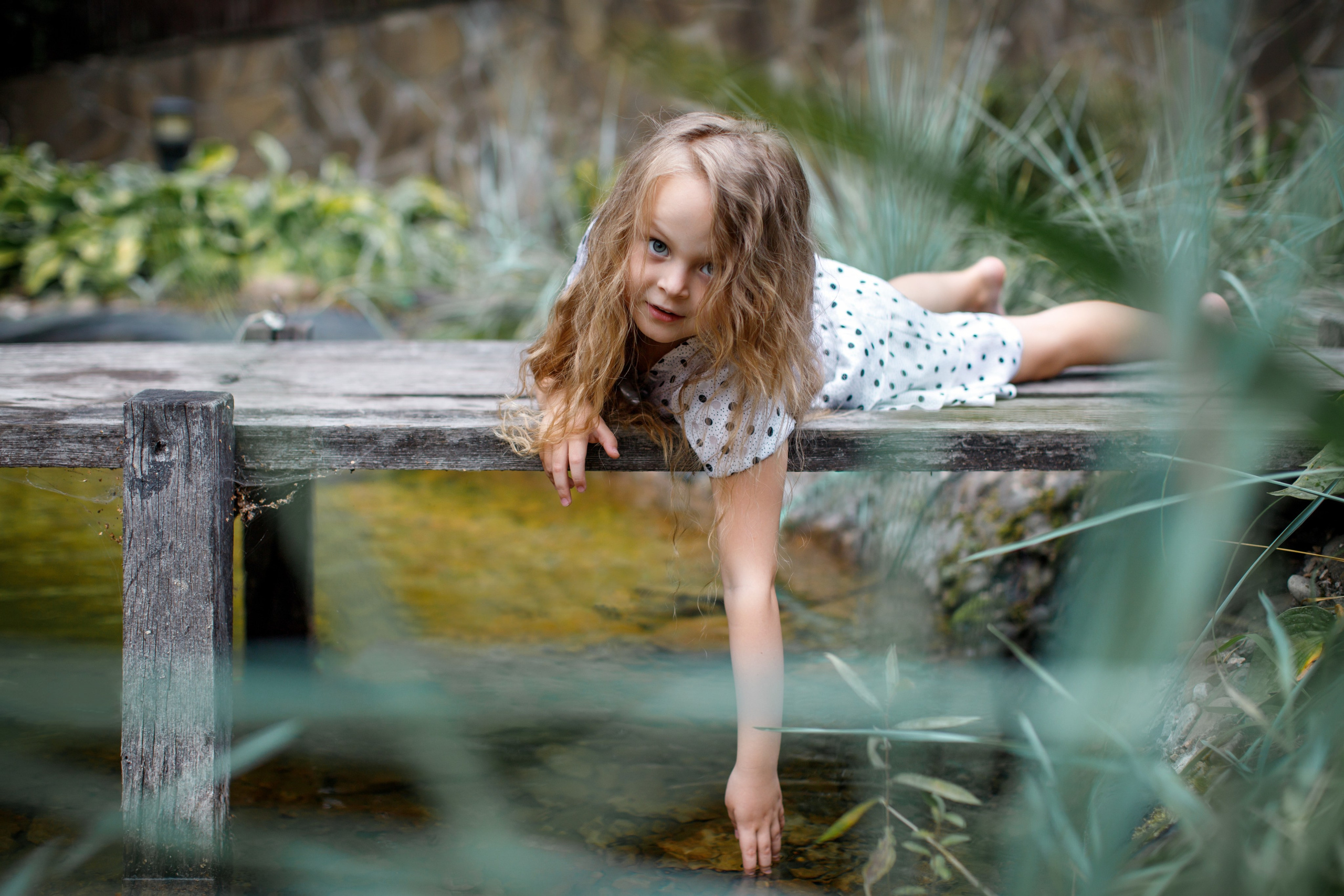 У прудика. Детский и семейный фотограф Мария Киселёва. Москва