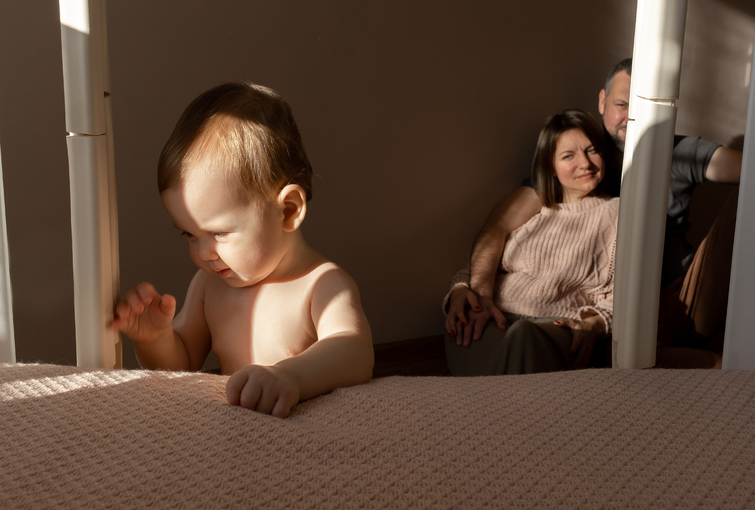 Семья Иры и Алексея (съемка в квартире). Екатерина Мишина творческий фотограф в Самаре