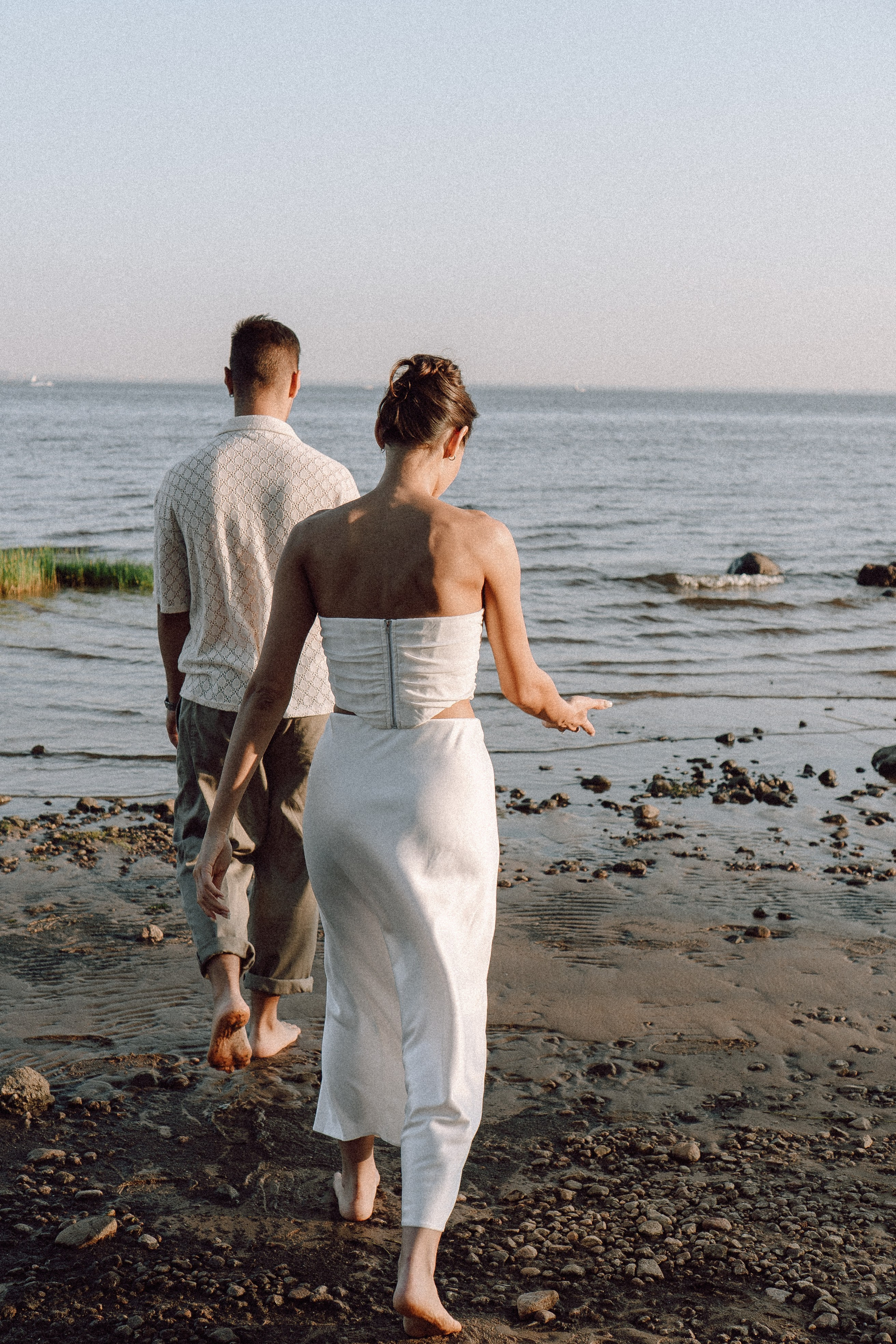 СВАДЕБНАЯ ФОТОСЕССИЯ ВЫЕЗДНОЙ ЦЕРЕМОНИИ (ФИНСКИЙ ЗАЛИВ). Профессиональный фотограф, Санкт-Петербург — Виктория Богомолова