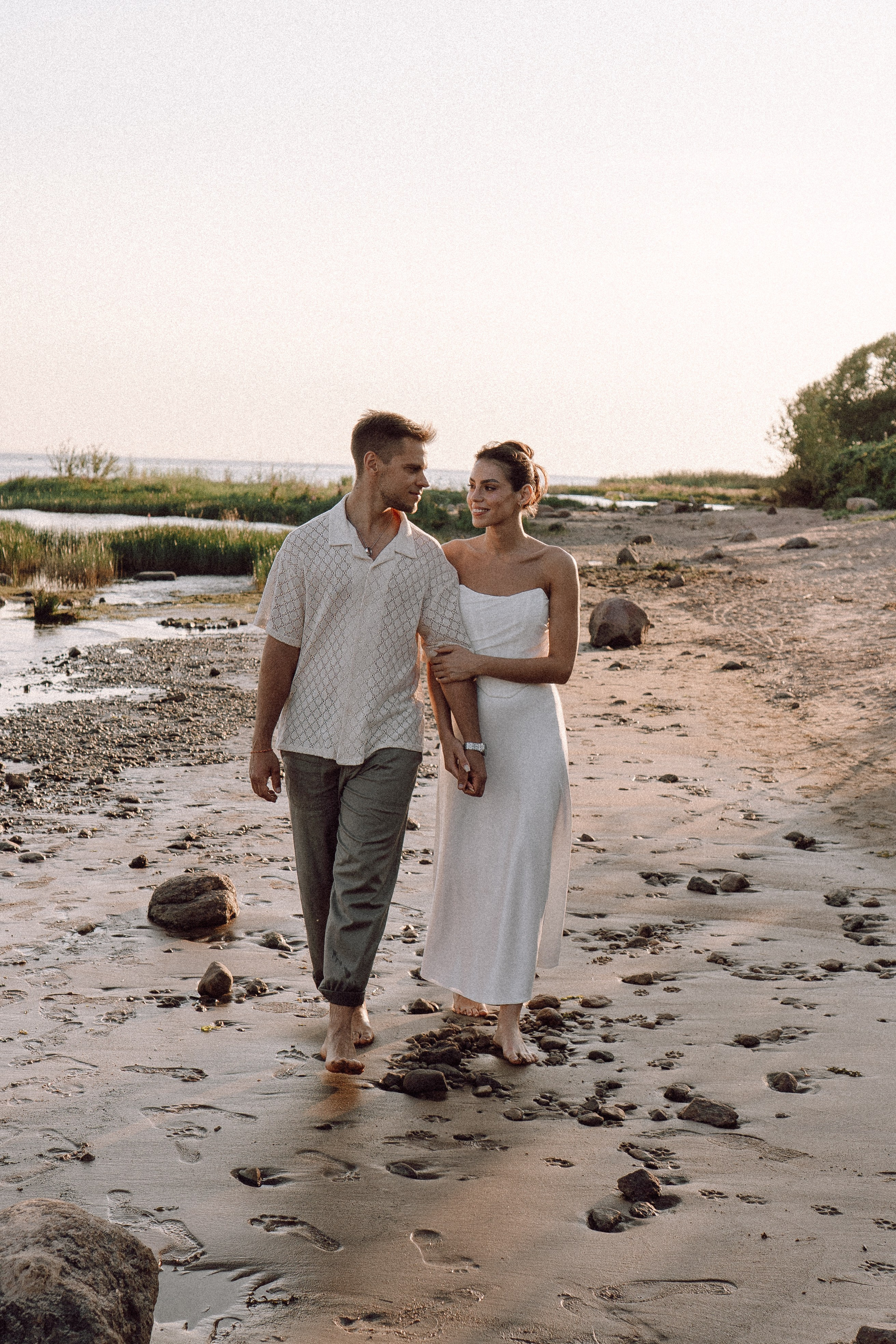 СВАДЕБНАЯ ФОТОСЕССИЯ ВЫЕЗДНОЙ ЦЕРЕМОНИИ (ФИНСКИЙ ЗАЛИВ). Профессиональный фотограф, Санкт-Петербург — Виктория Богомолова