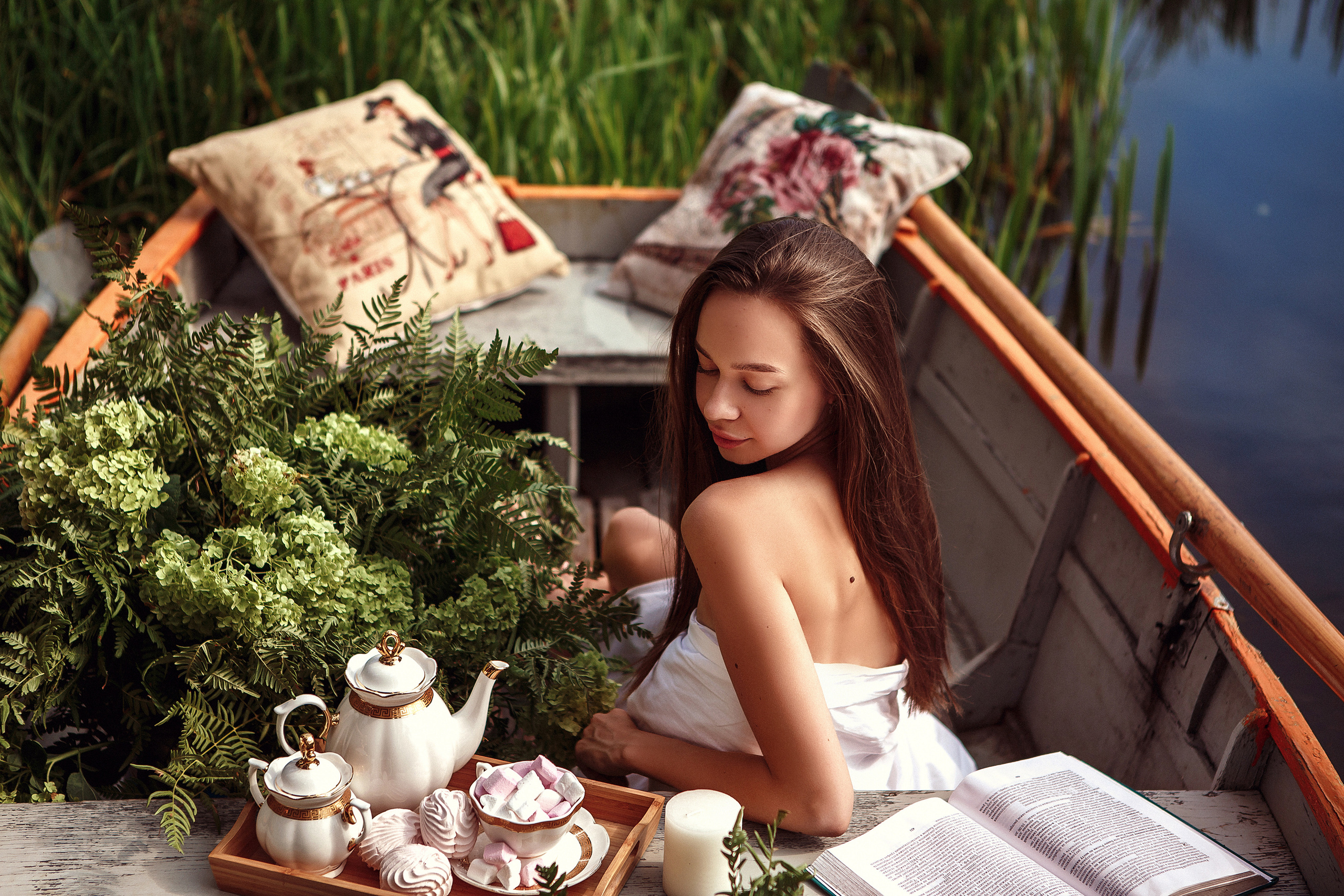 Лодка. Завтрак. Фотограф в Иваново и других городах Ирина Сметанкина