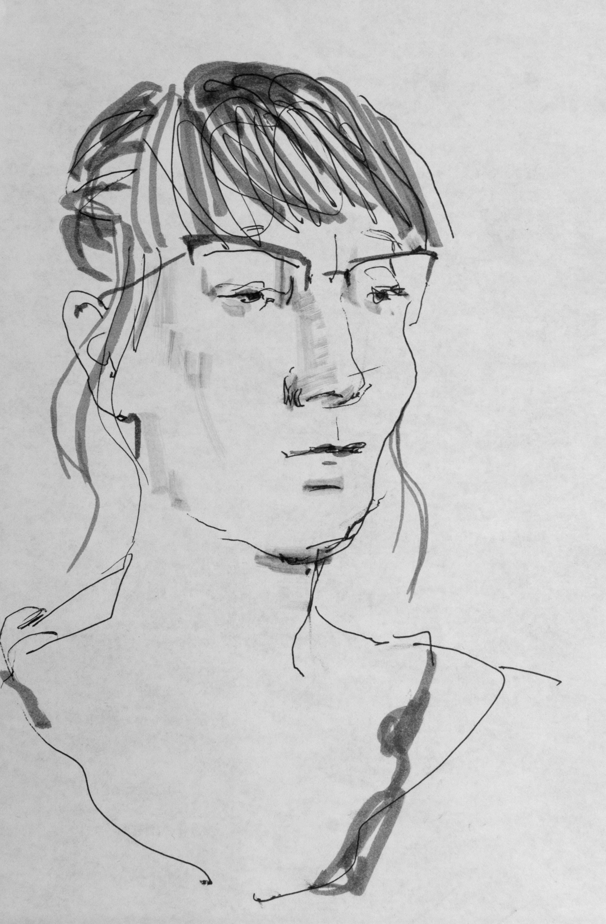 Портреты. Графика. Ольга Васильева художник в Санкт-Петербурге