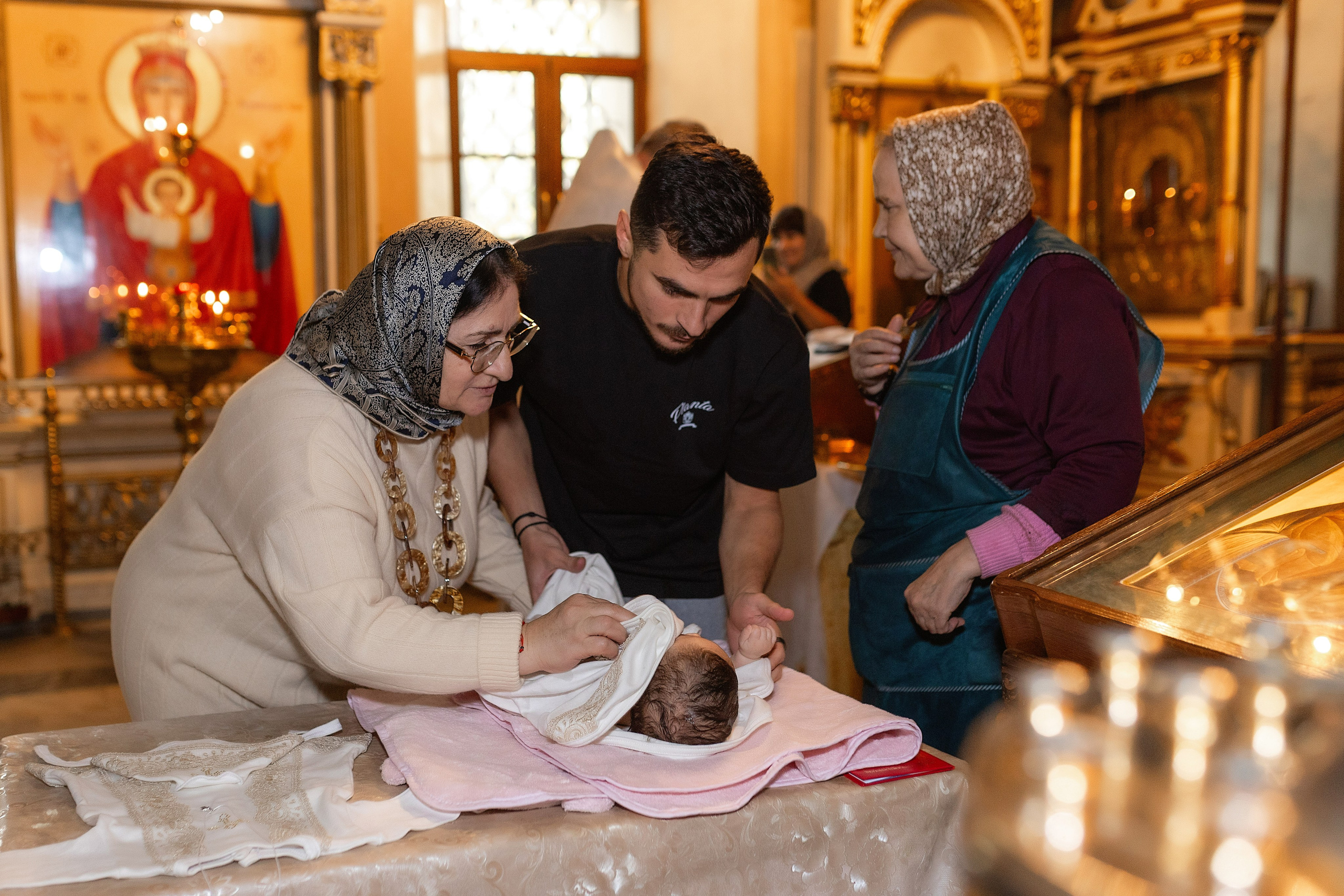 Таинство крещения Лилии. Фотограф в Железнодорожном и Балашихе
