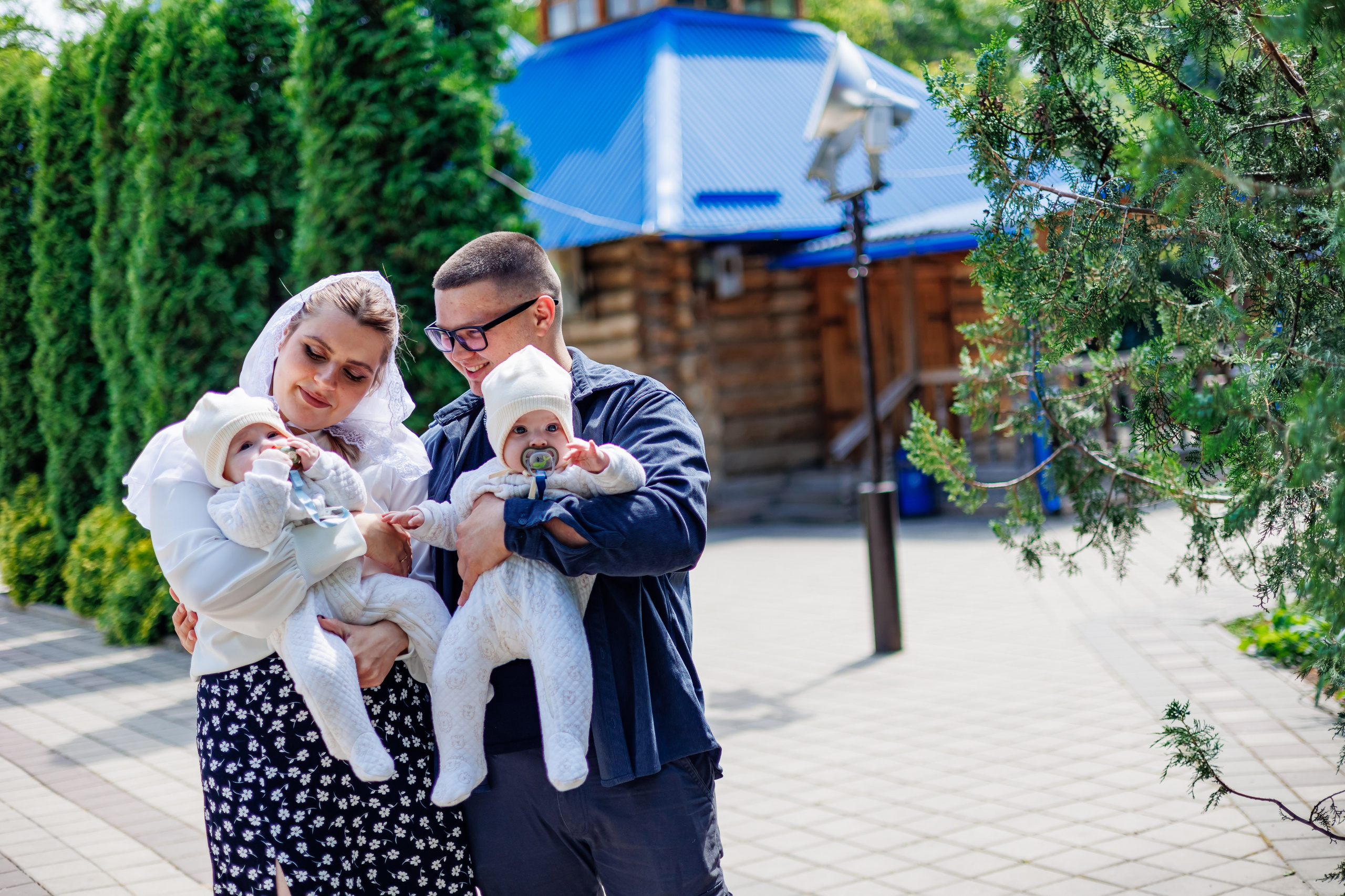 Крещение близняшек. Свадебный и семейный фотограф в Армавире
