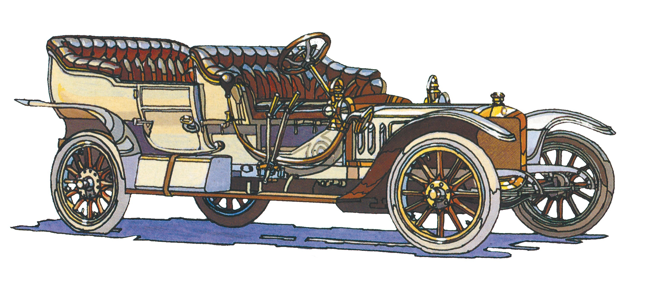 Серия рисунков для журнала «За рулем». Главная