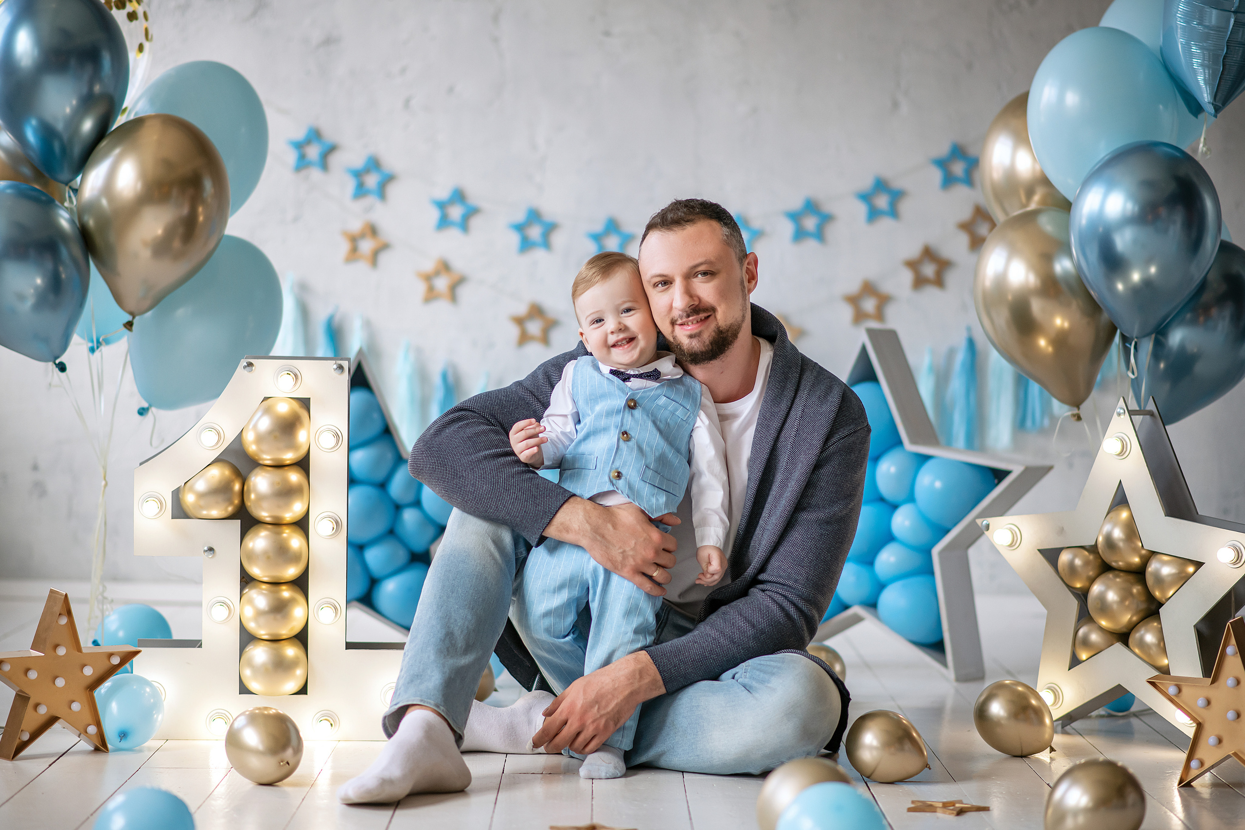 Фотосессия на годик мальчика
