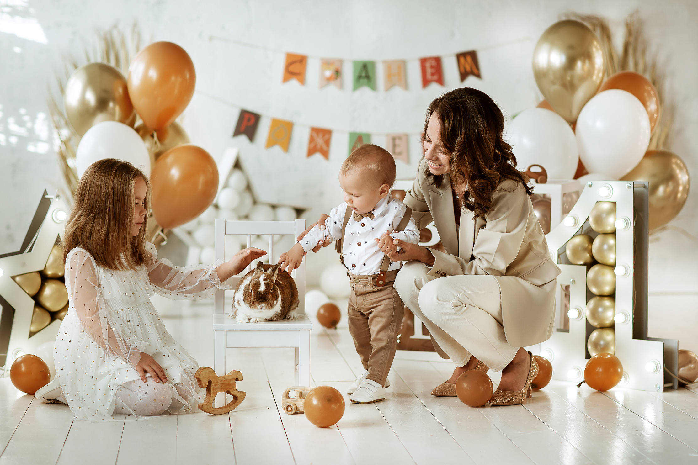 Идея для фотосессии на 1 год для девочки