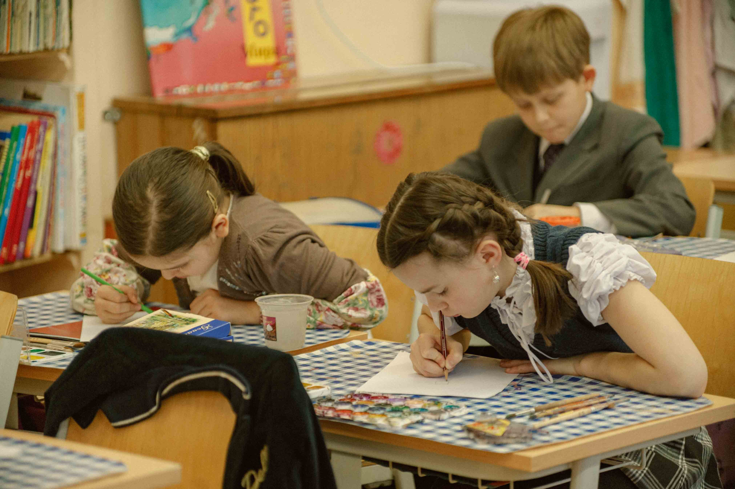 4 класс на уроке, школа 26, Москва, 2013 год. Фотограф и видеограф в Москве и Абу Даби Мария Кулагина