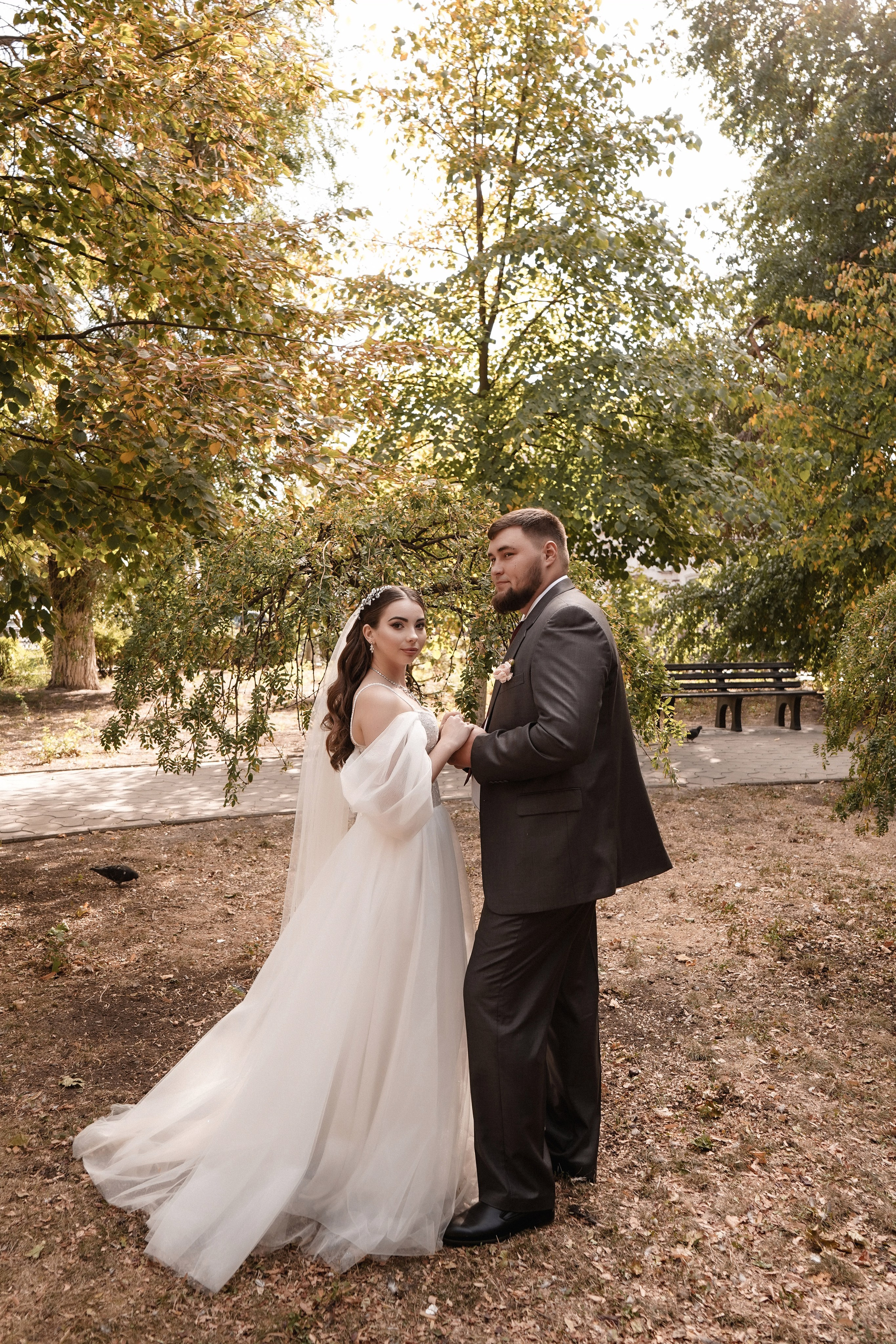 Свадебная фотосессия в Новочеркасске. Александровский парк и Вознесенский войсковой всеказачий собор. Андрей и Елена. Свадебный фотограф в Ростове-на-Дону. Таинство Крещения и Венчания, семейные фотосессии. Алёна Чёботова