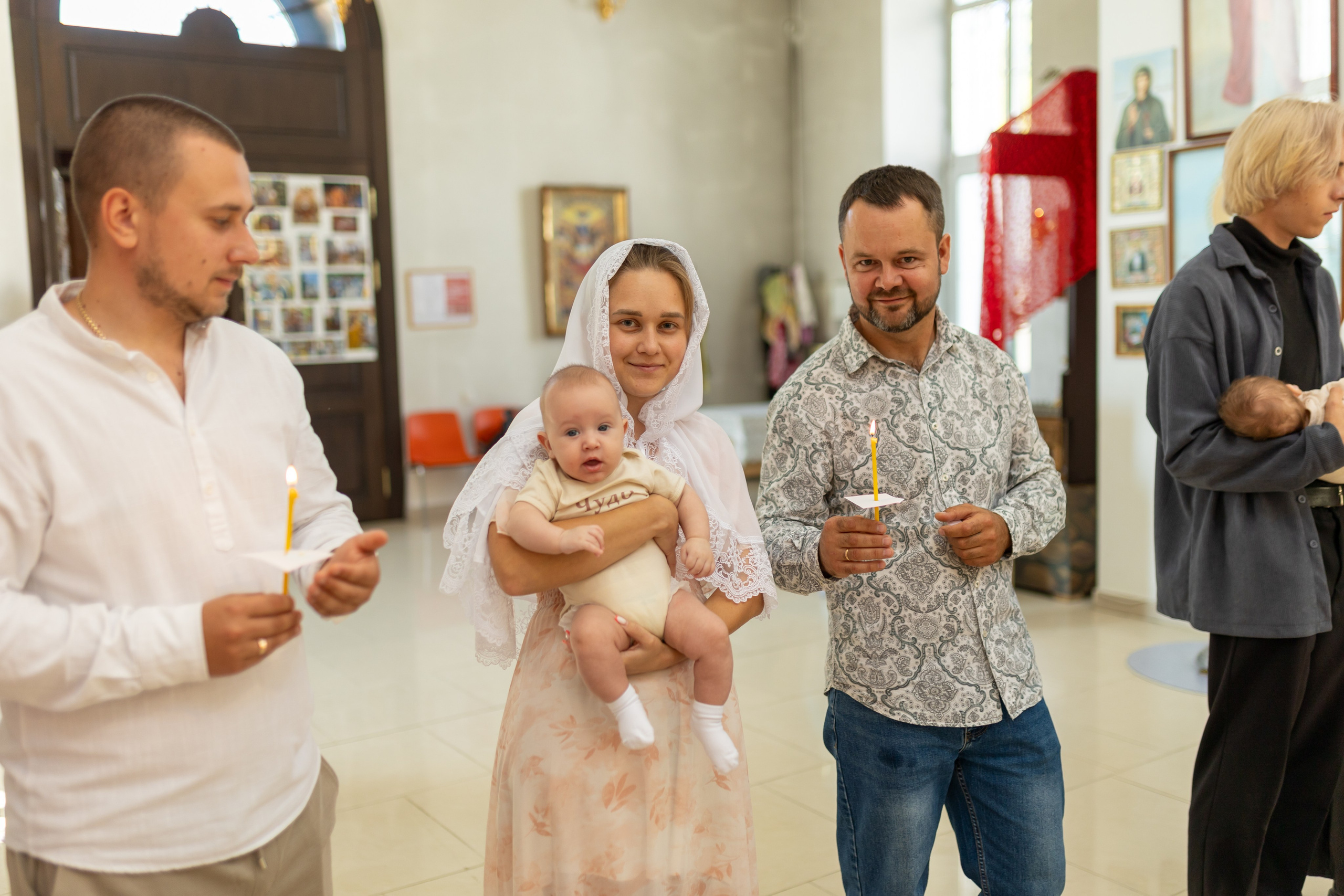 Крещение Артёма (все фото с таинсвта крещения). Фотограф новорожденных. Детский и семейный фотограф Марьяна Юдина