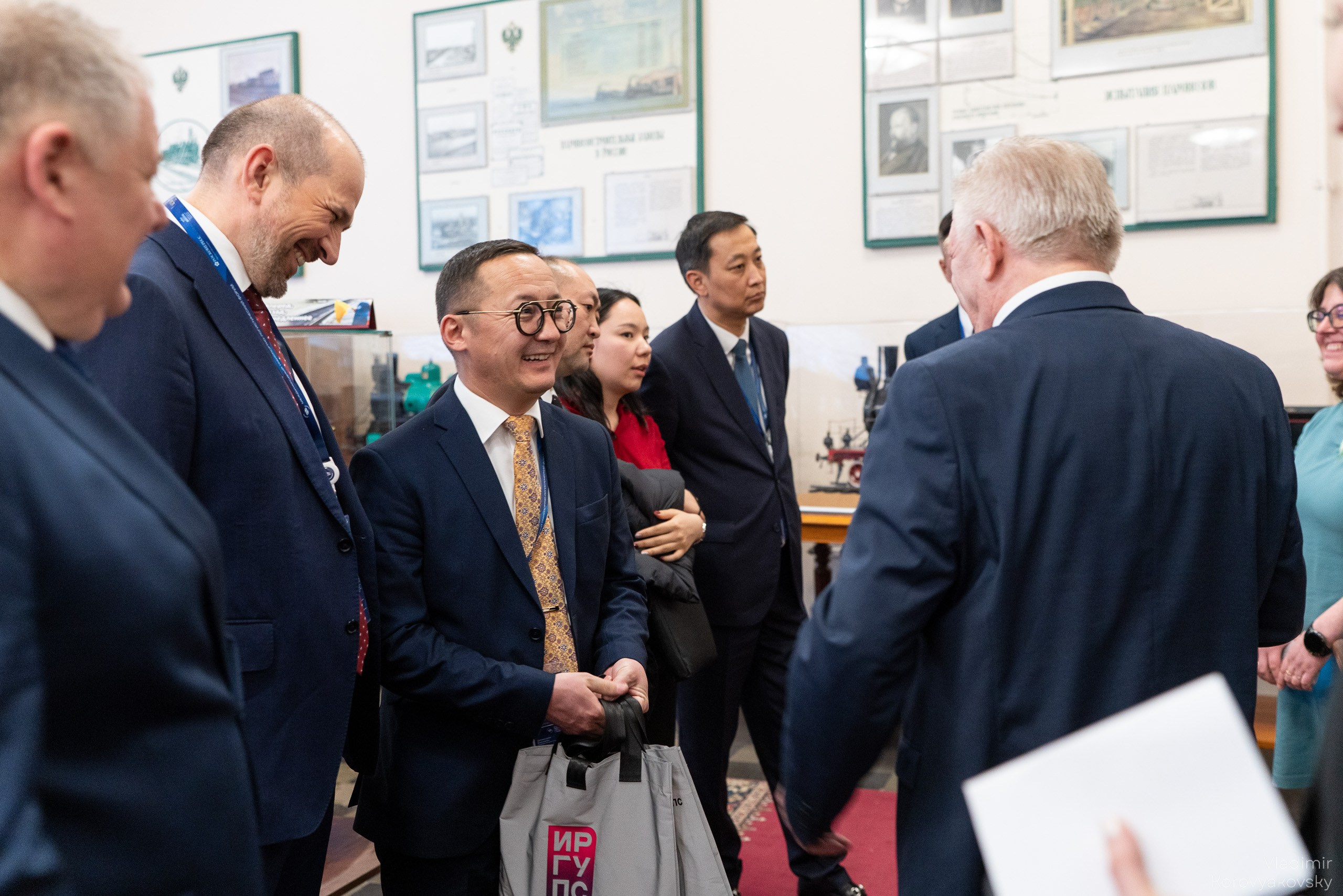 Совещание руководства ПГУПС с Делегациями Исполнительного агентства Правительства Монголии и делегацией АО «УБЖД». Фотограф Владимир Коровяковский