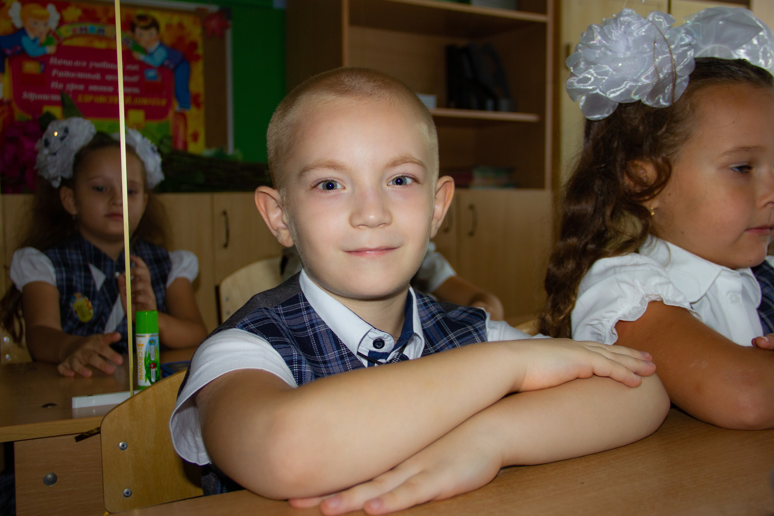 Съемка в классе 1 А. Семейный и детский фотограф в Краснодаре Ирина Лаврецкая