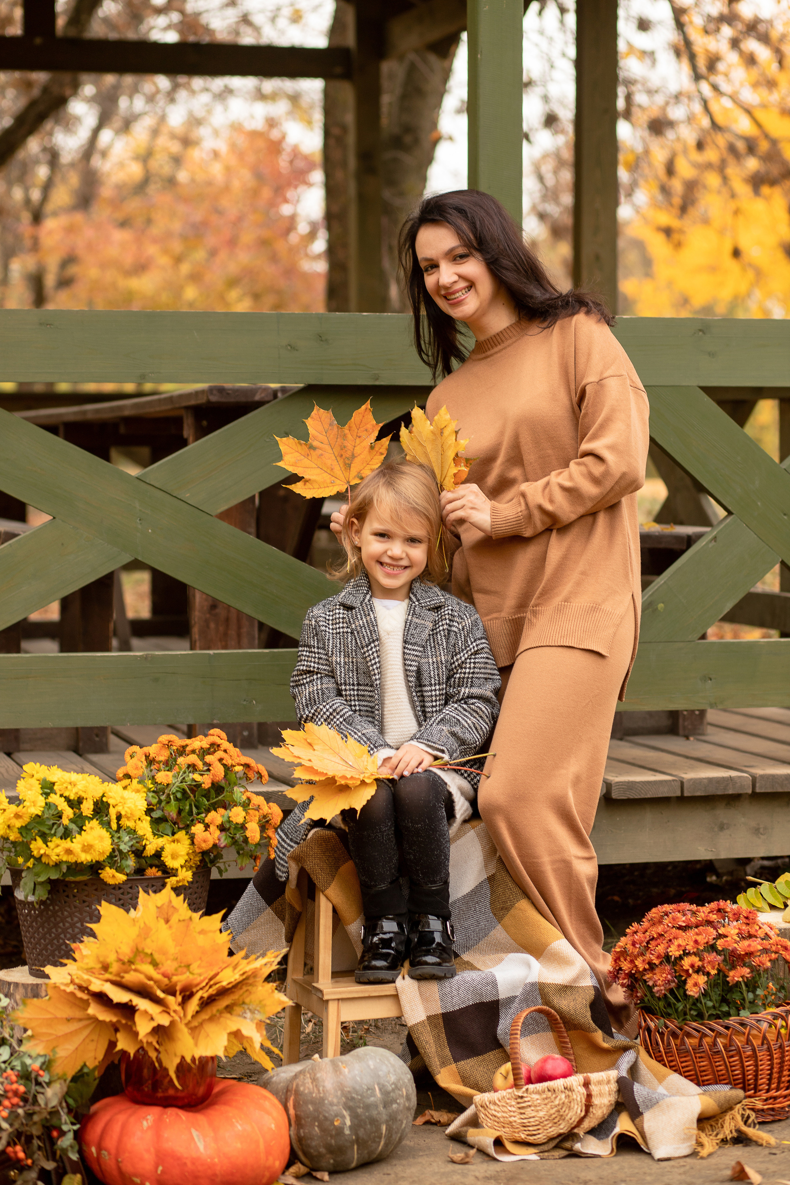 Осенние съемки в парке. Семейный и детский фотограф в Краснодаре Ирина Лаврецкая