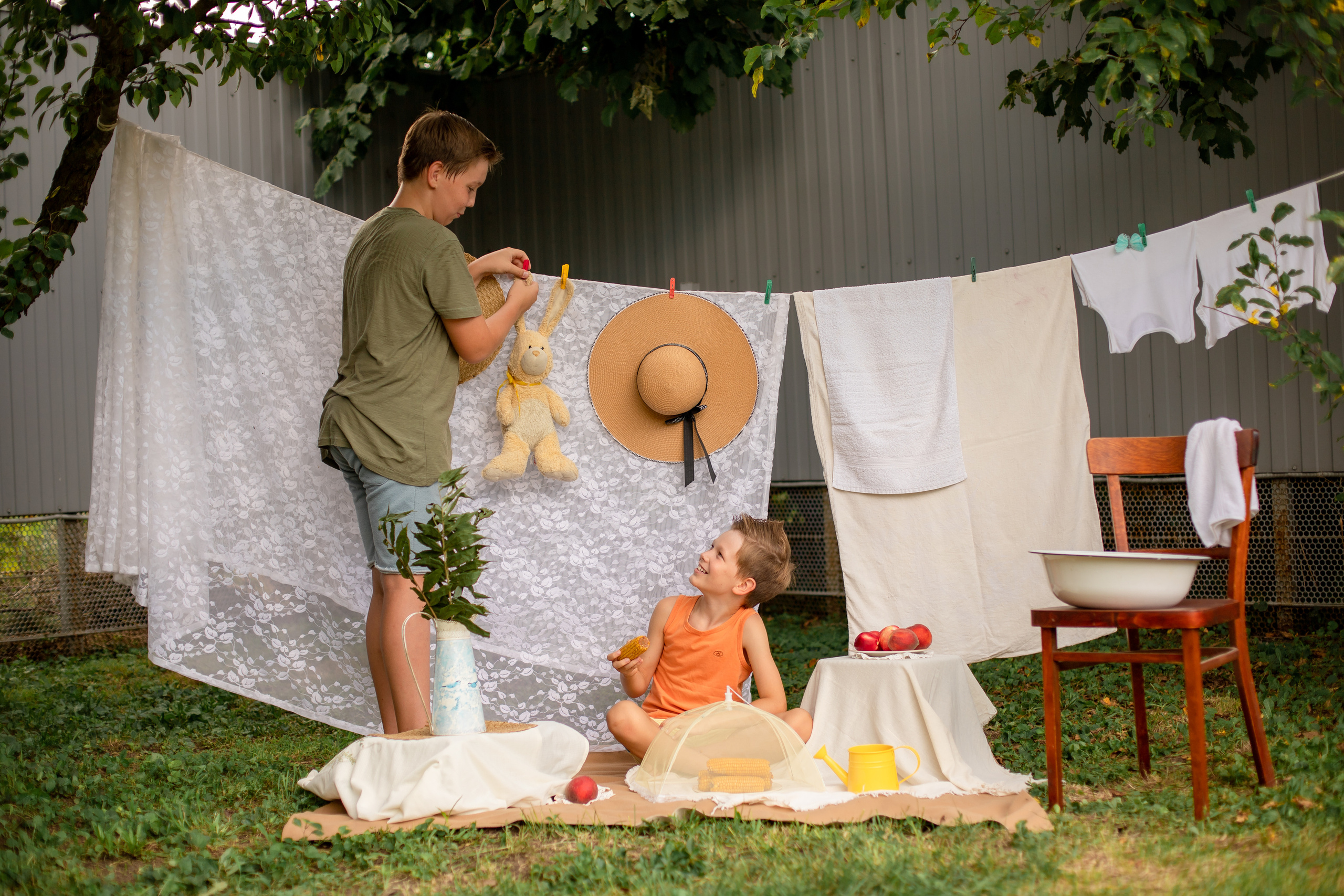 Фотодень «Стирка» и «Арбуз». Семейный и детский фотограф в Краснодаре Ирина Лаврецкая