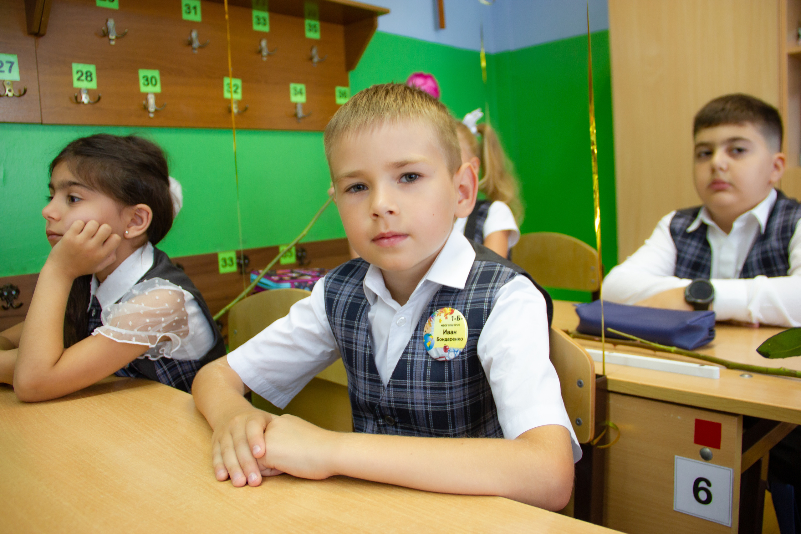 Съемка в классе 1 А. Семейный и детский фотограф в Краснодаре Ирина Лаврецкая