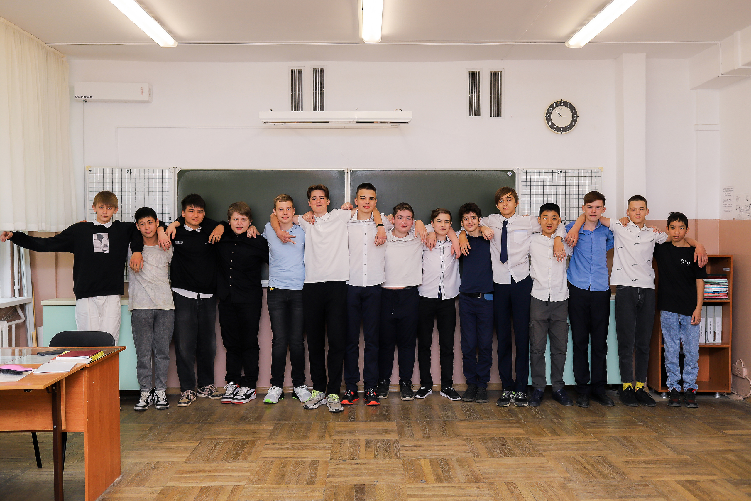 Съемка в классе 7 А. Семейный и детский фотограф в Краснодаре Ирина Лаврецкая