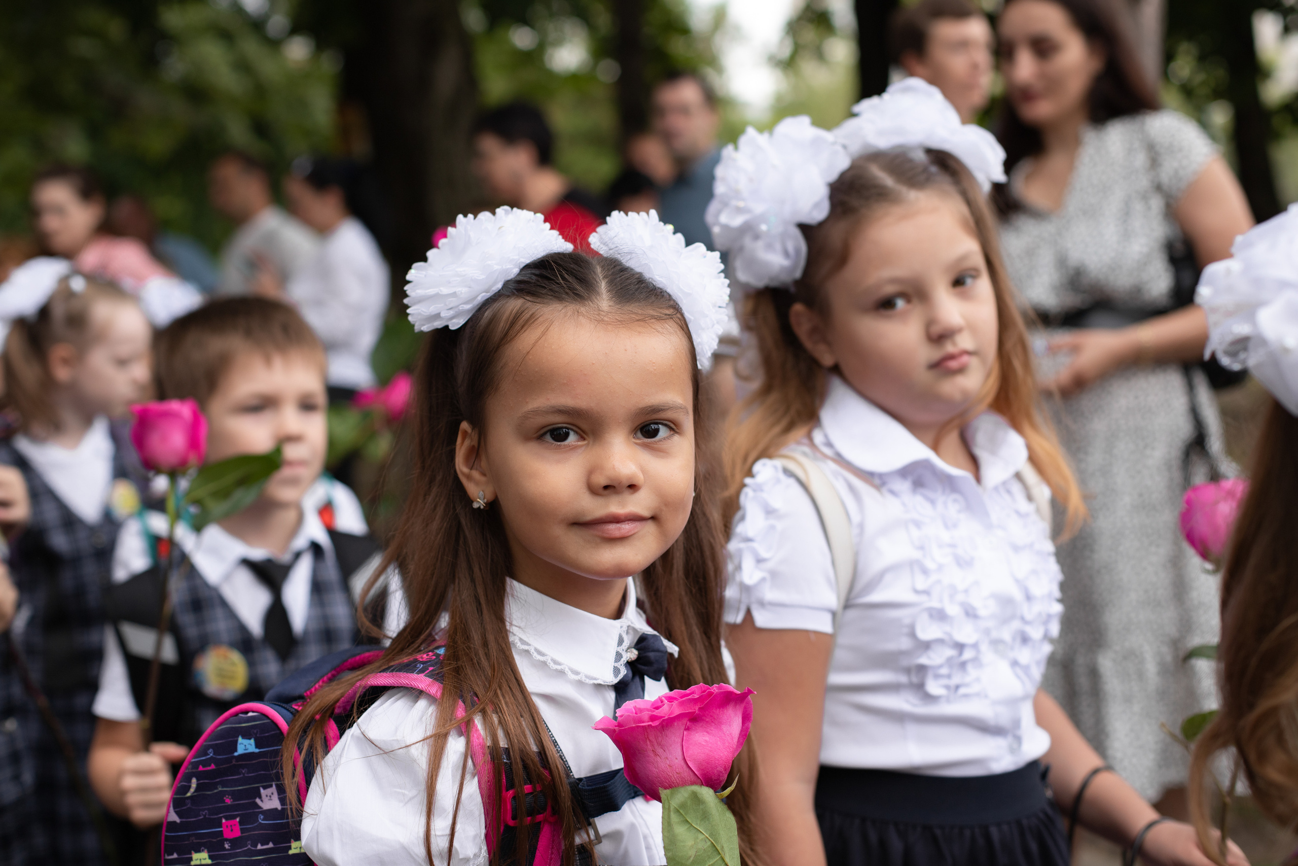 Линейка 1 класс. Семейный и детский фотограф в Краснодаре Ирина Лаврецкая