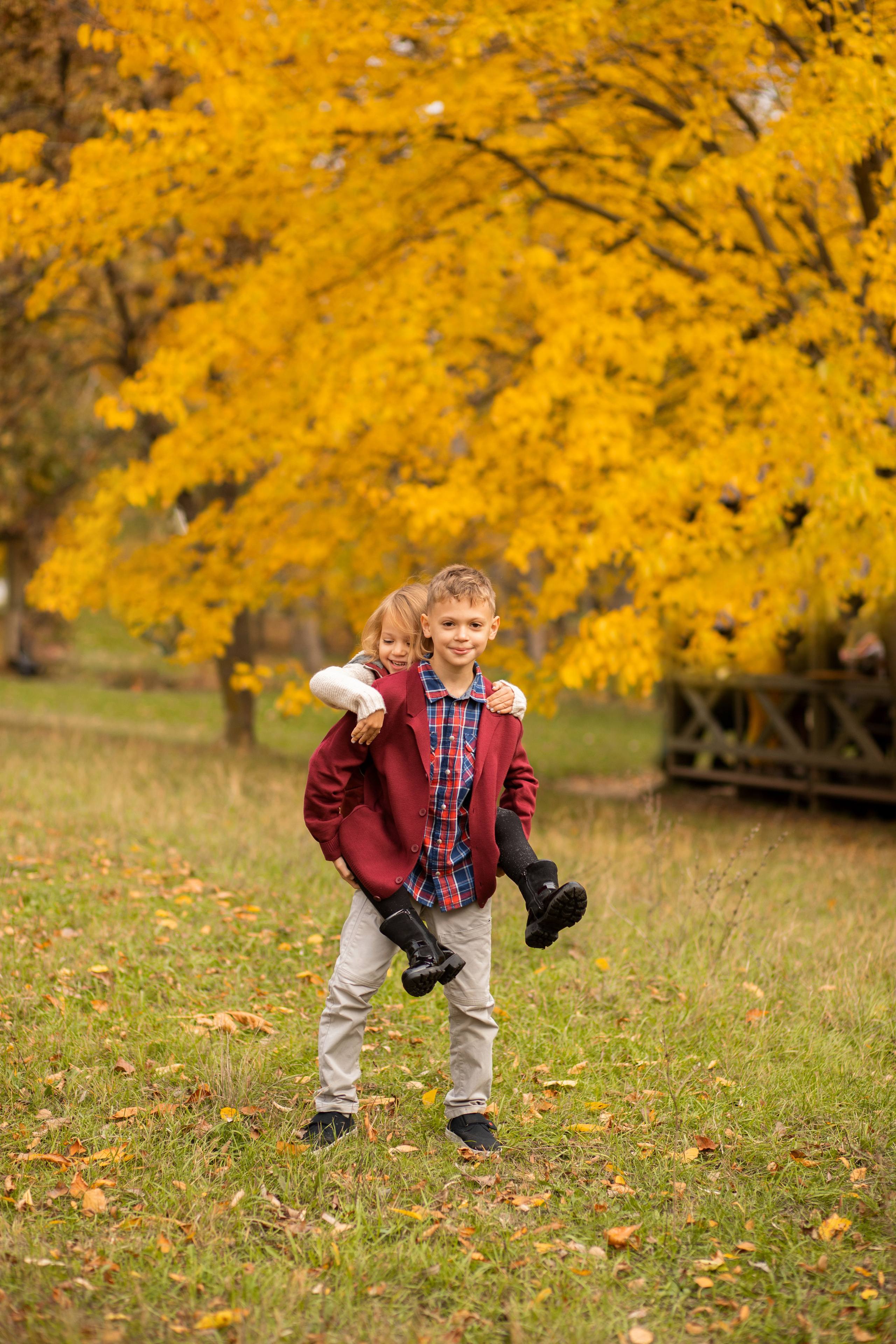 Осенние съемки в парке. Семейный и детский фотограф в Краснодаре Ирина Лаврецкая